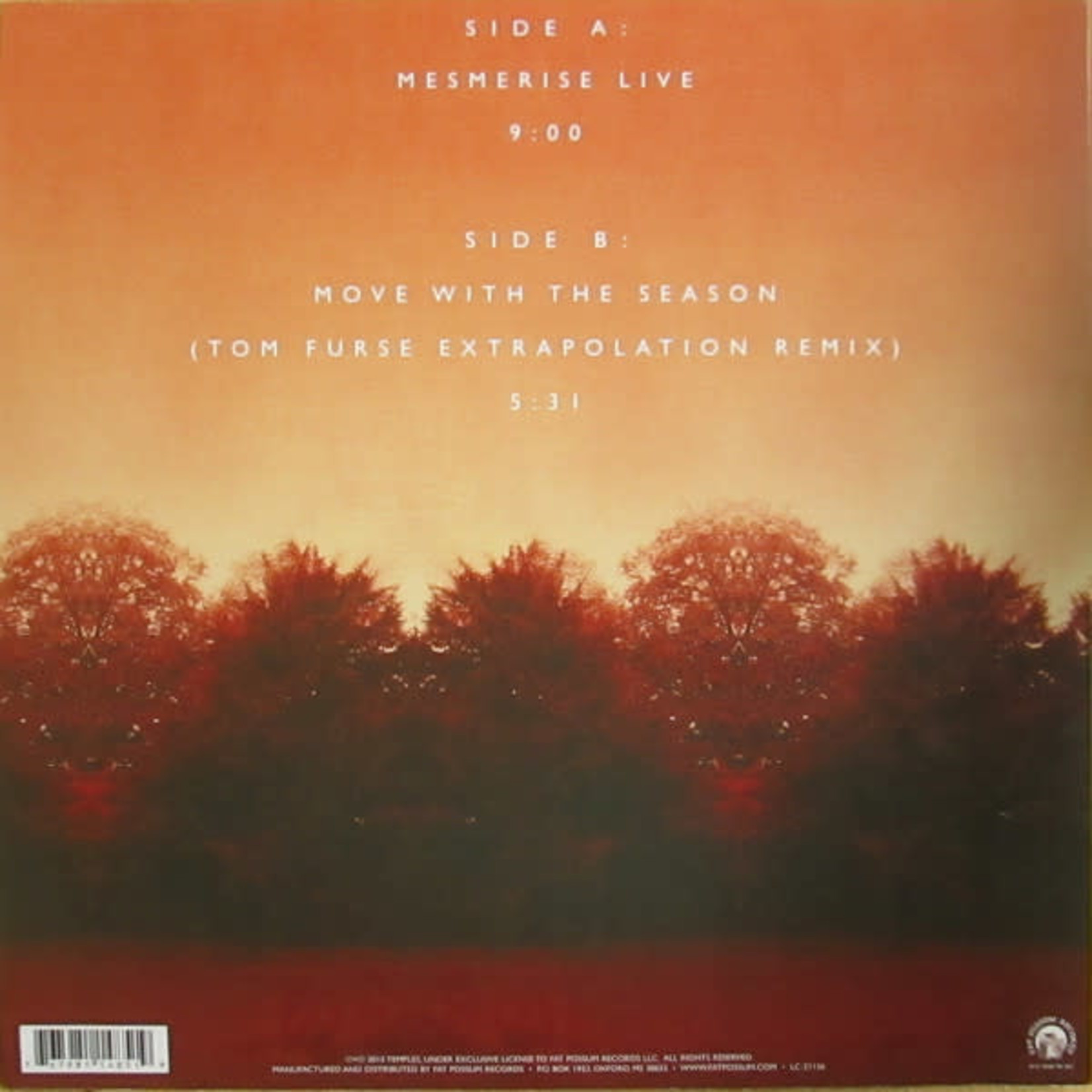 Record Store Day 2008-2025 Temples - Mesmerise Live (LP) [Red]