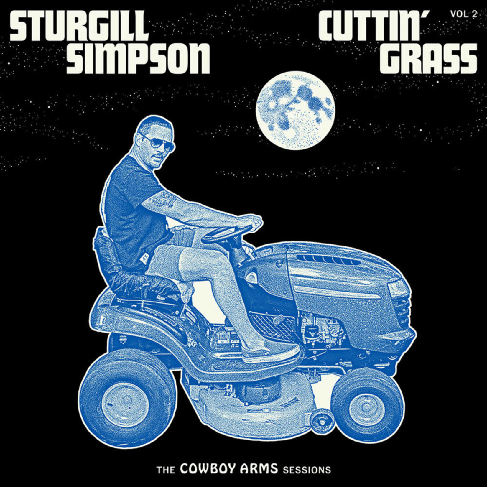 High Top Mountain Sturgill Simpson - Cuttin' Grass Vol 2 (LP) [Blue/White]