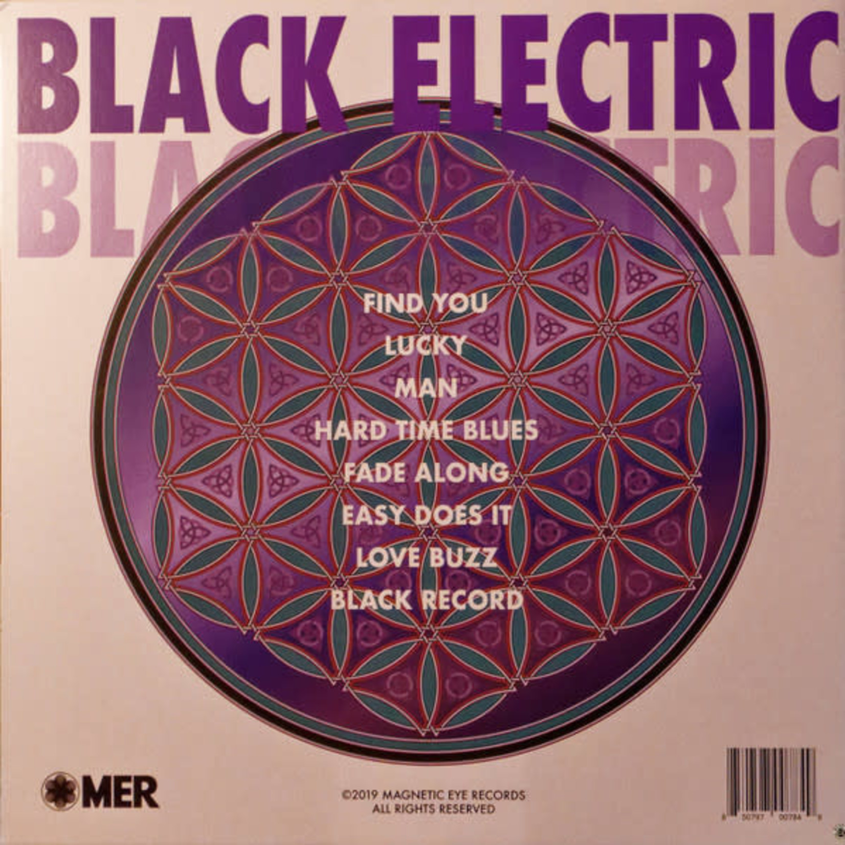 Magnetic Eye Black Electric - Black Electric (LP) [Clear w/ Purple/Gold Splatter]