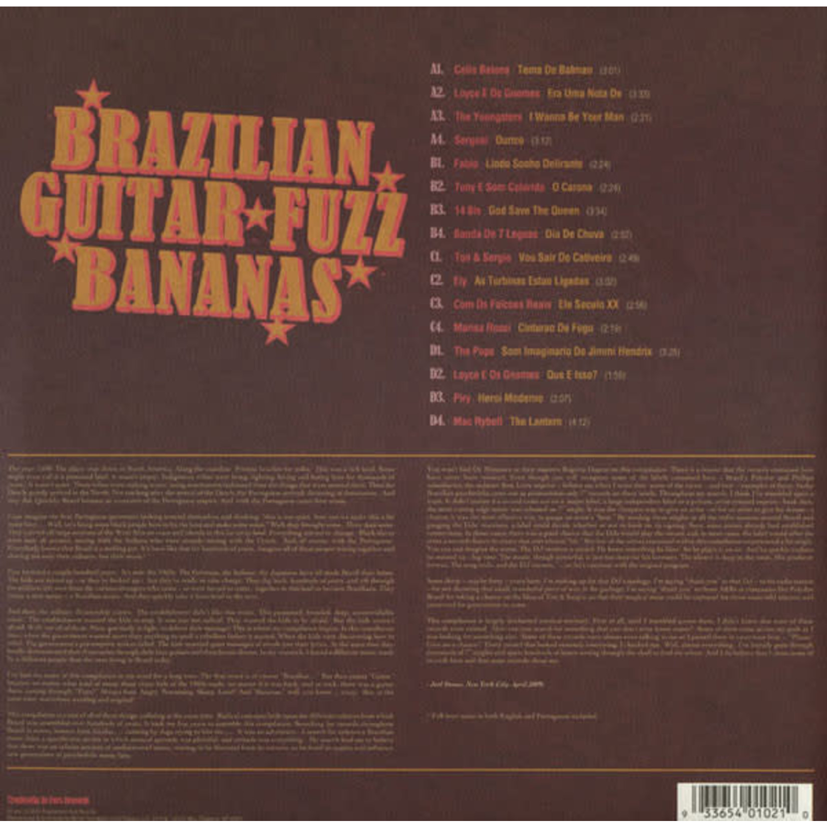 V/A - Brazilian Guitar Fuzz Bananas (2LP)
