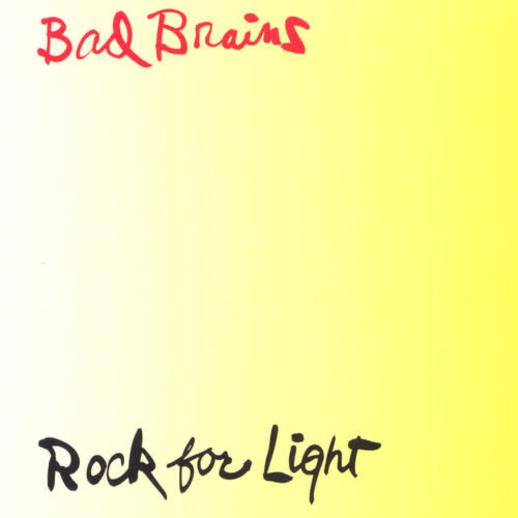 ORG Bad Brains - Rock for Light (LP) [Yellow]