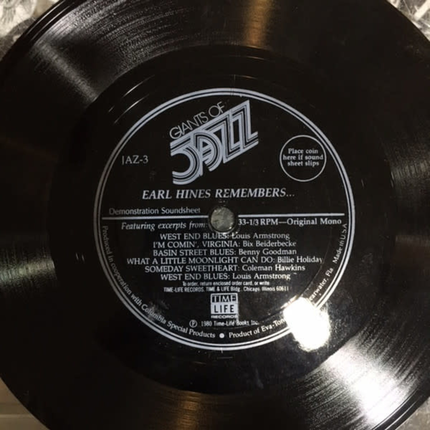 Earl Hines - Giants Of Jazz: Earl Hines Remembers (6") {VG}