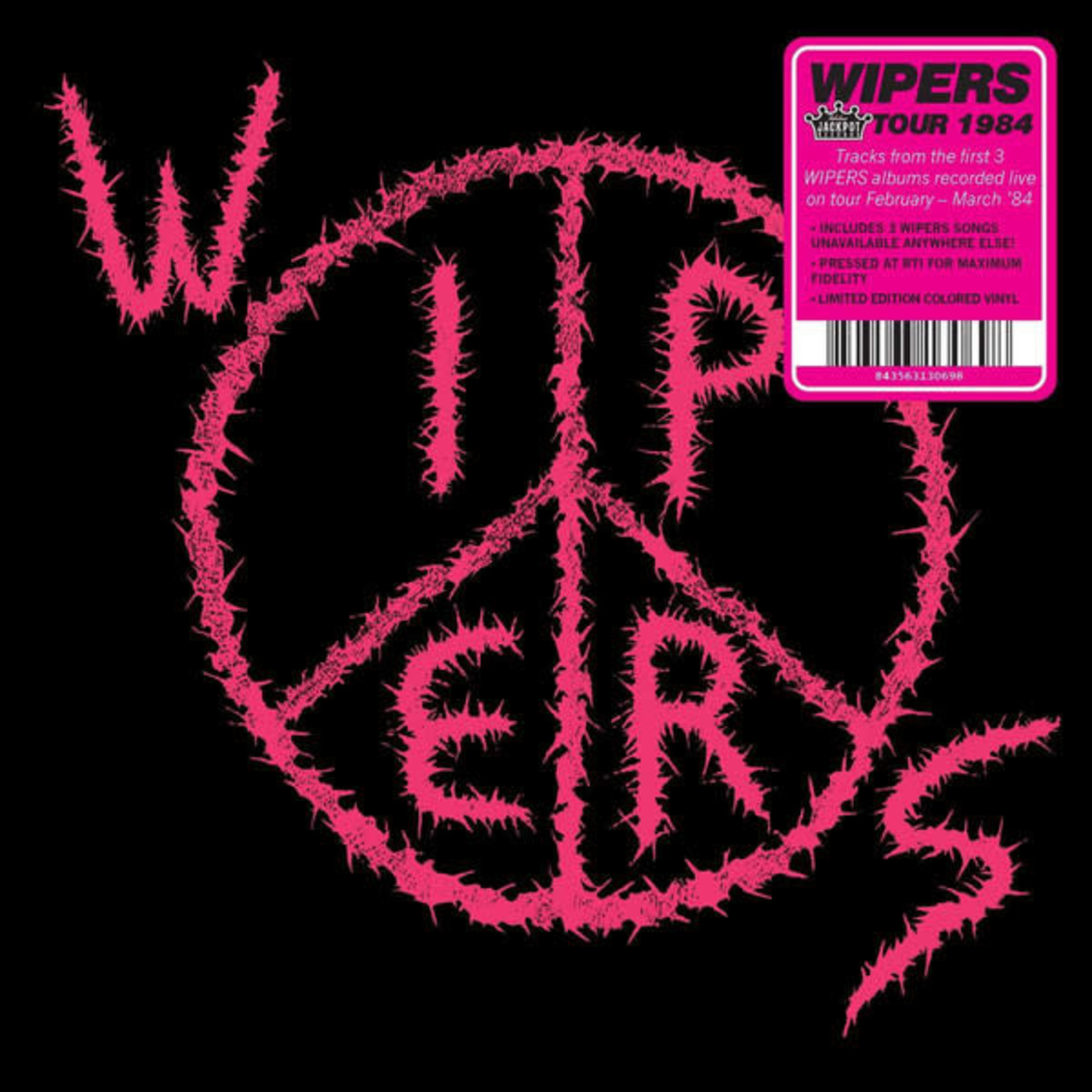 Jackpot Wipers - Tour 1984 (LP) [Pink]