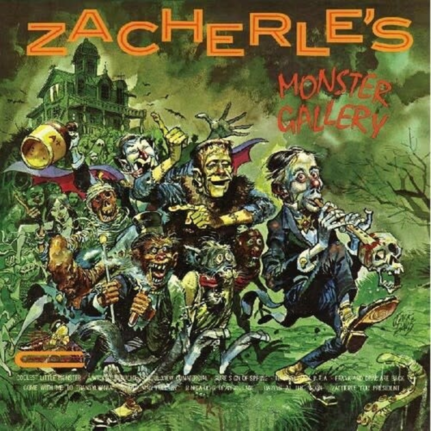 Real Gone John Zacherle - Zacherle's Monster Gallery (LP) [Clear Green Swirl]