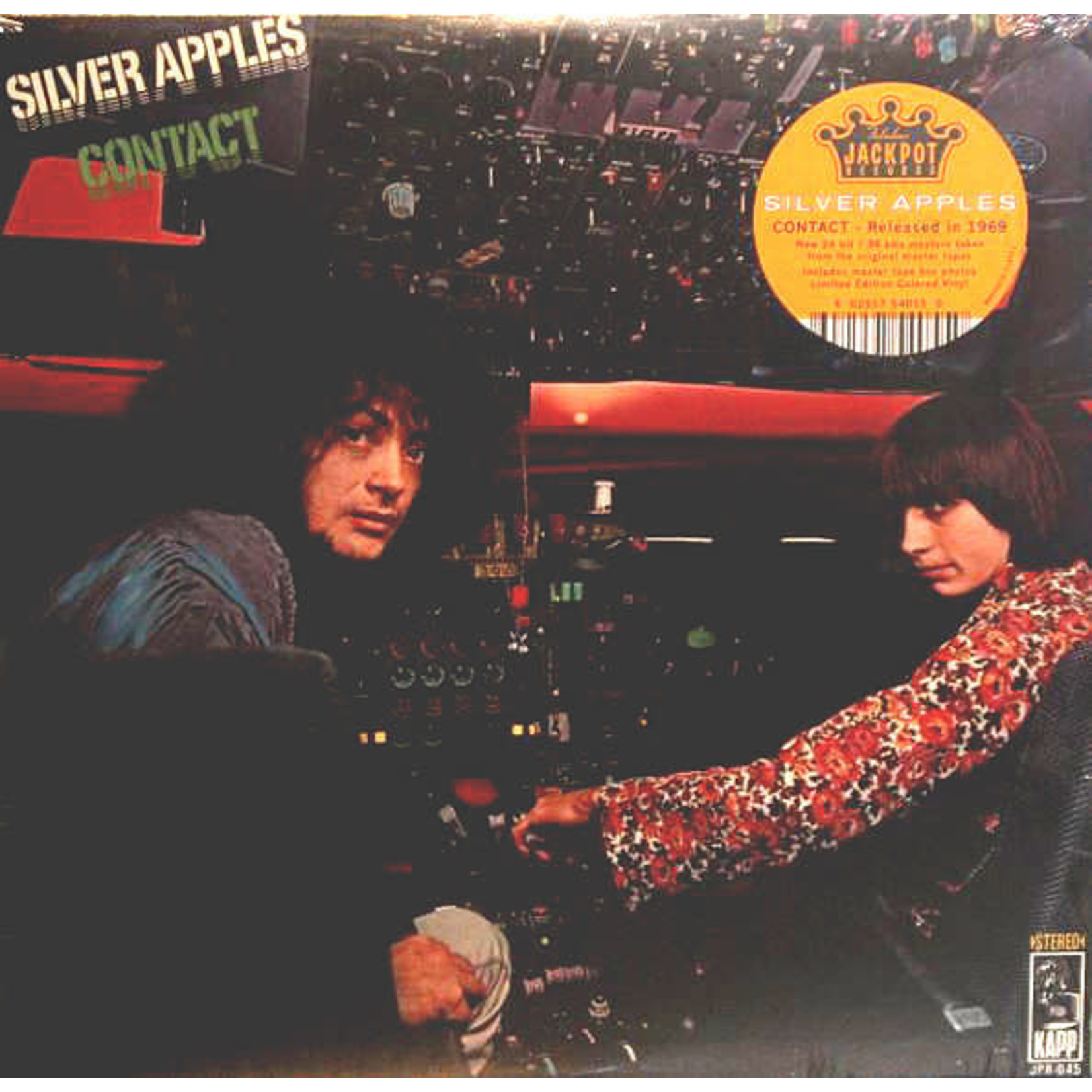 Jackpot Silver Apples - Contact (LP) [Blue/White/Black]