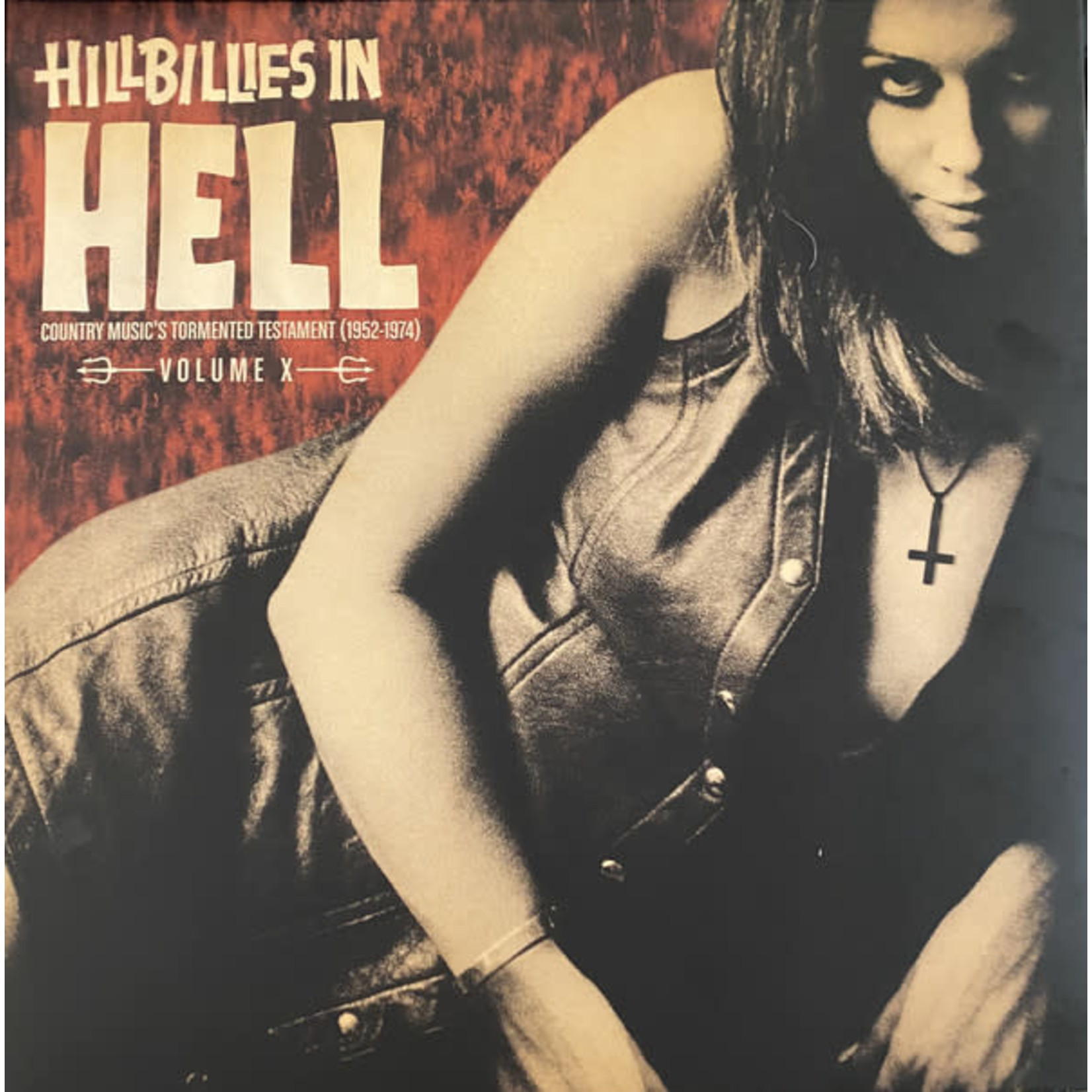 Iron Mountain Analogue Research Facility V/A - Hillbillies In Hell Vol X (LP) [Hellfire Splatter]
