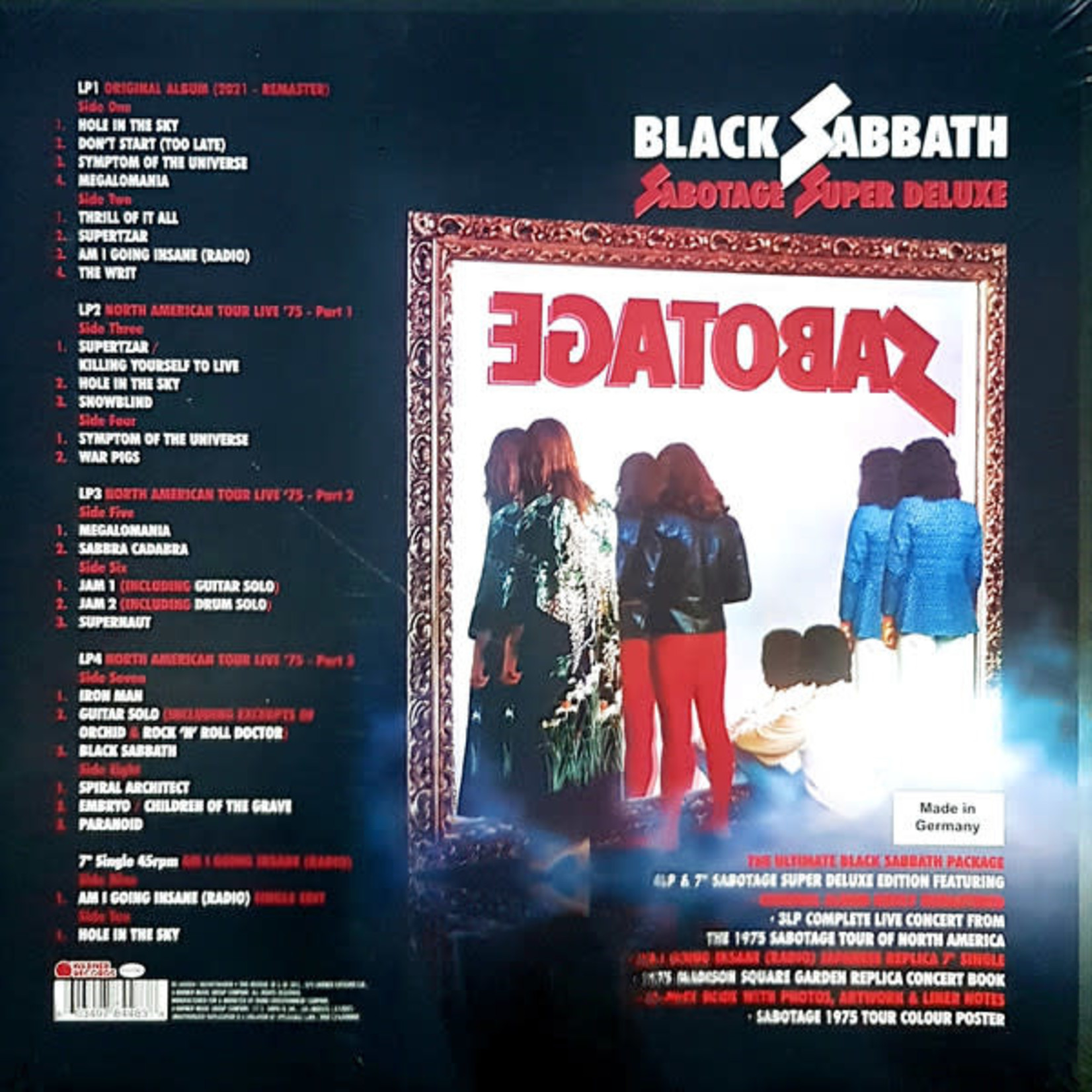 Rhino Black Sabbath - Sabotage (4LP+7") [Super Deluxe]