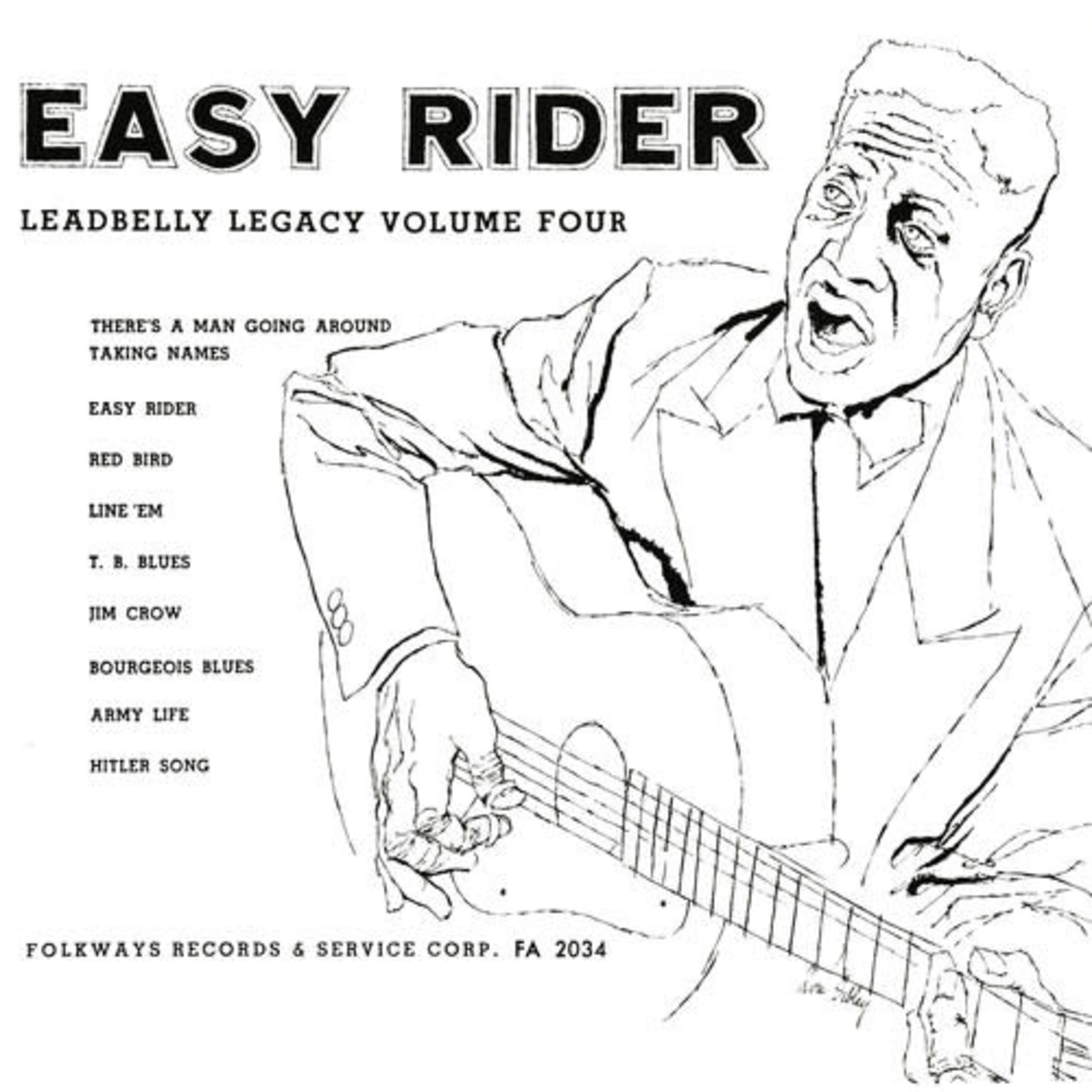 Smithsonian Folkways Leadbelly - Easy Rider: Leadbelly Legacy Volume 4 (LP)
