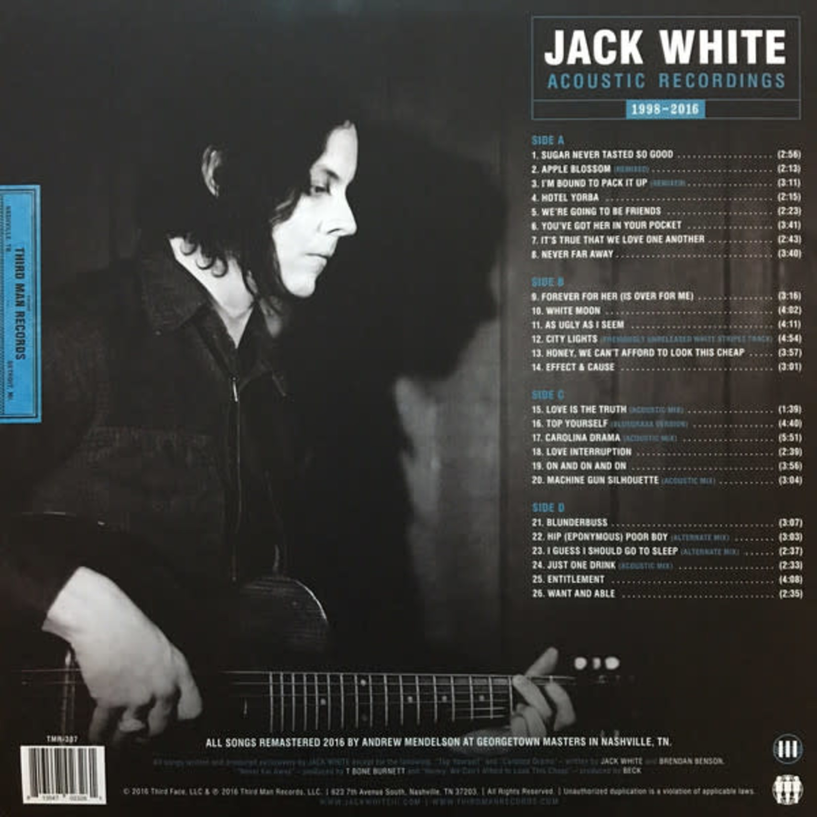Third Man Jack White - Acoustic Recordings 1998-2016 (2LP)