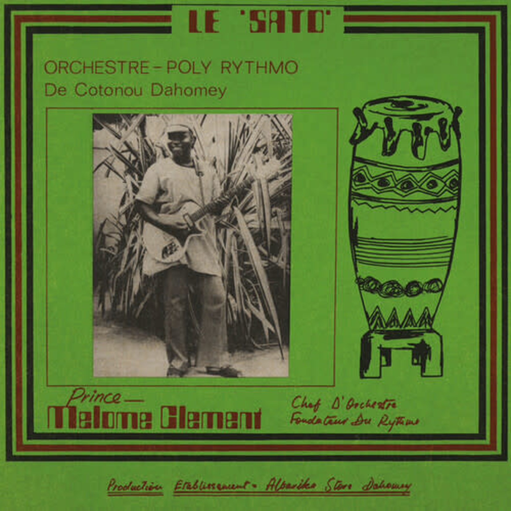Acid Jazz Orchestre Poly-Rythmo De Contonou Dahomey - Le Sato (LP)