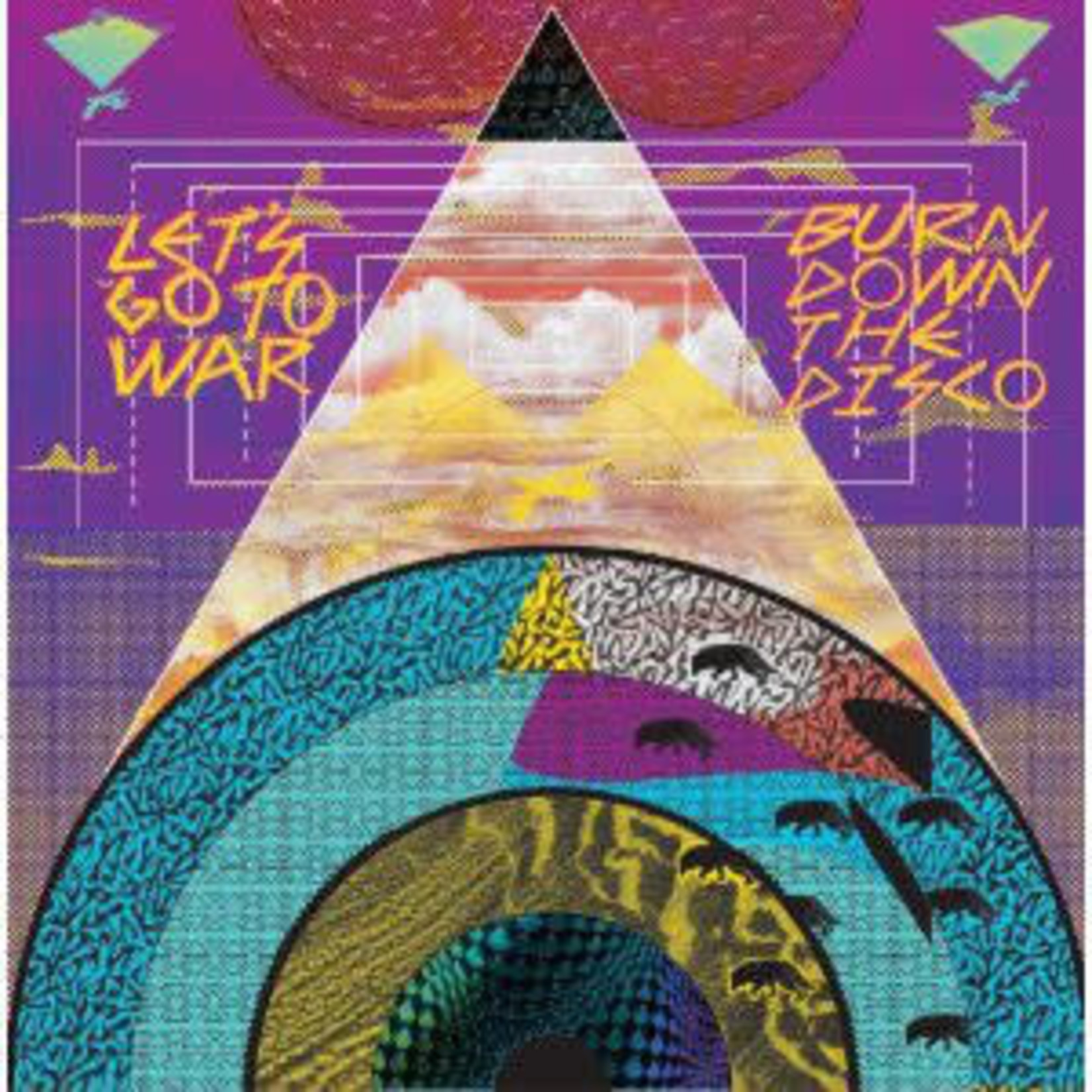 Let's Go To War - Burn Down The Disco / Whole City's Got A Cold (LP) {VG+/VG+}
