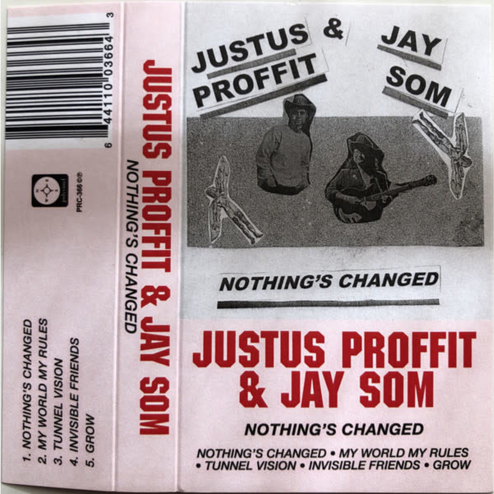 Polyvinyl Jay Som & Justus Proffit - Nothing's Changed (Tape) [Pink]
