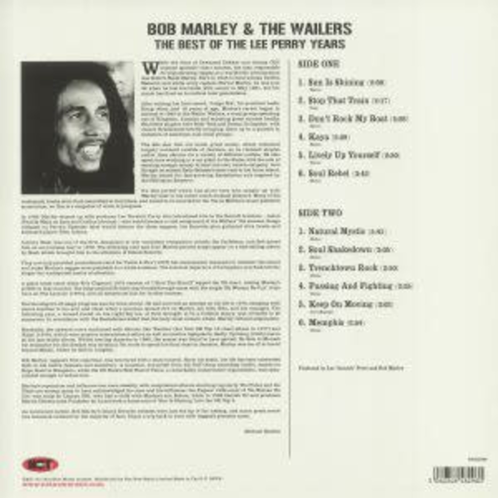 Not Now Bob Marley & The Wailers - The Best Of Lee Perry Years (LP) [Red]