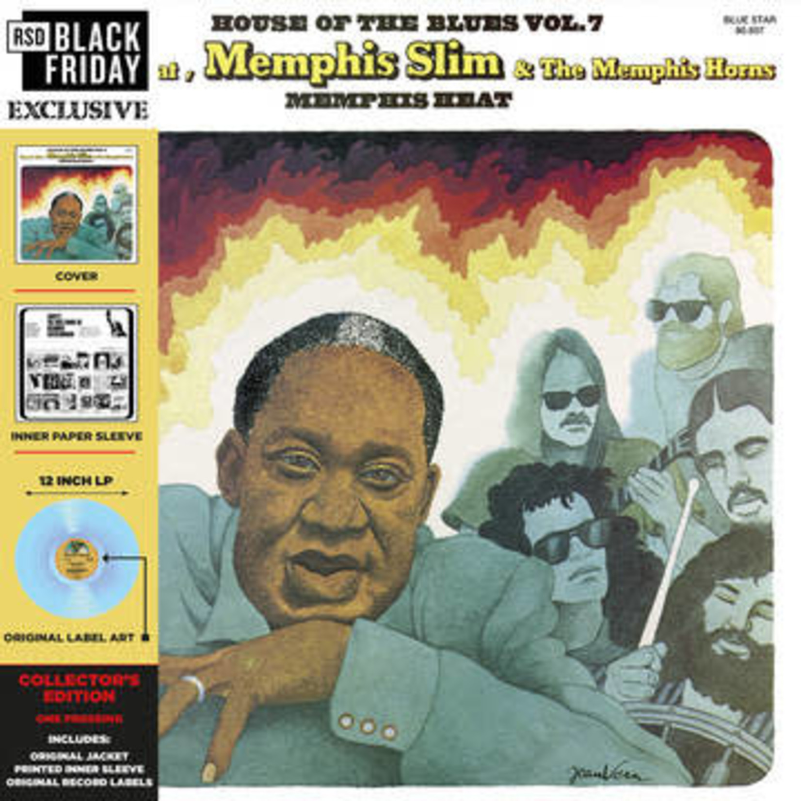 RSD Black Friday 2011-2023 Canned Heat & Memphis Slim - Memphis Heat (LP) [Blue]
