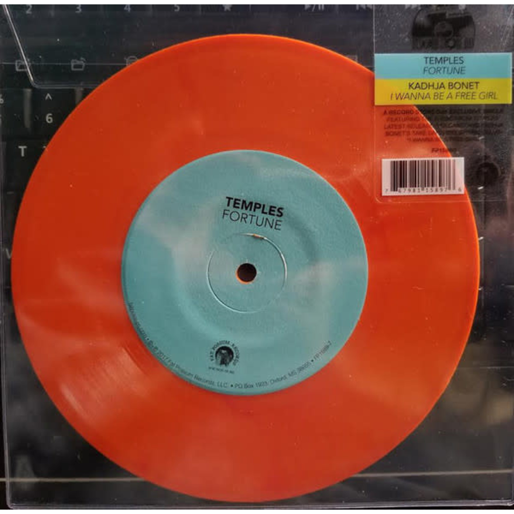 Record Store Day 2008-2023 Temples / Kadhja Bonet - Fortune / I Wanna Be A Free Girl (7") [Red]