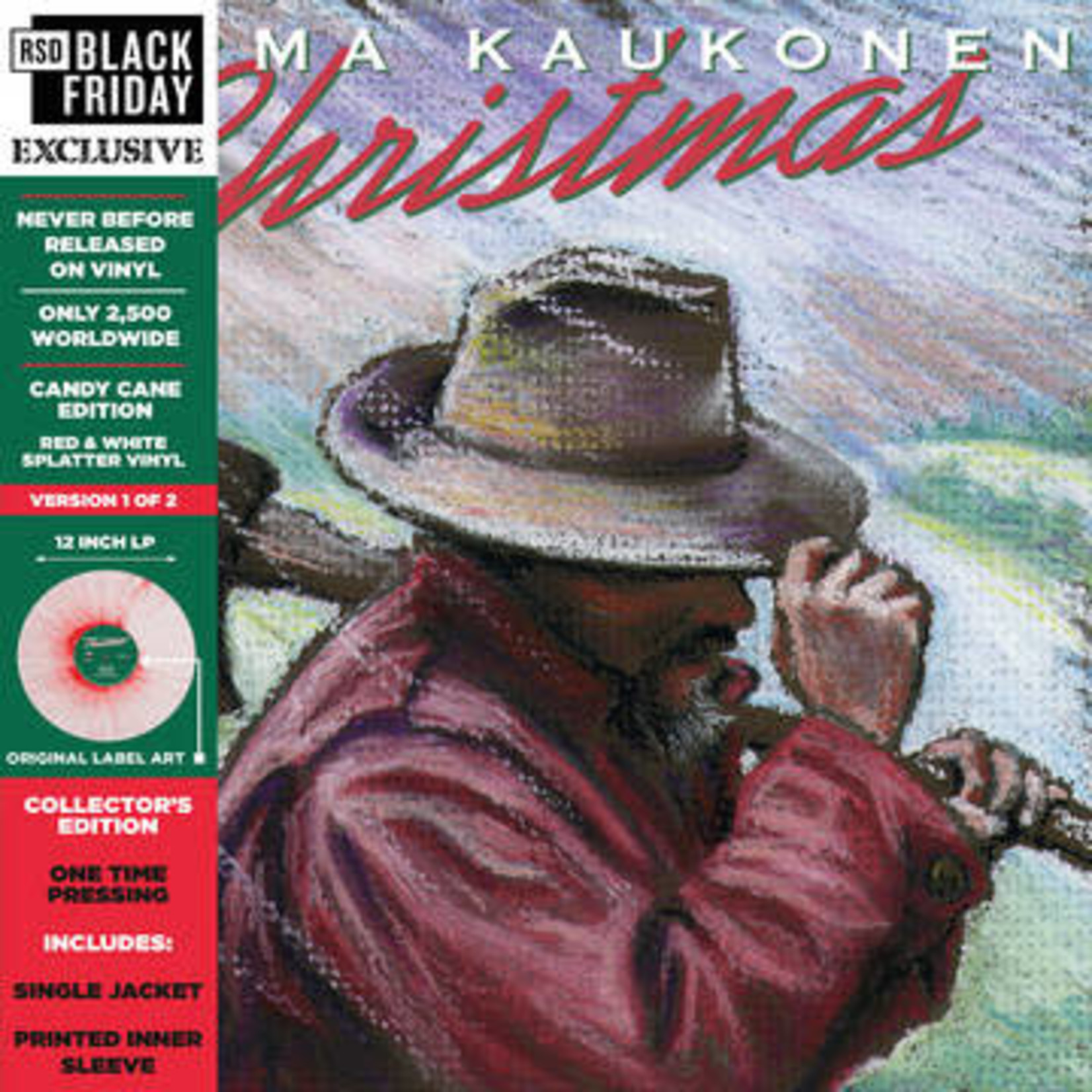 RSD Black Friday 2011-2024 Jorma Kaukonen - Christmas‚Ä¶ (LP) [Candy Cane]