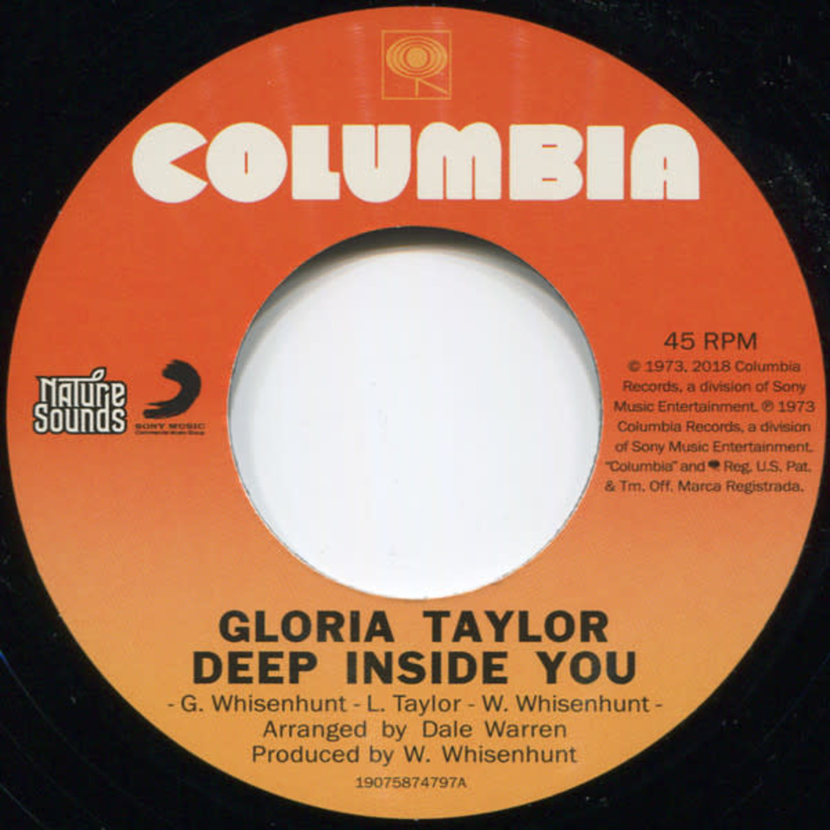 Nature Sounds Gloria Ann Taylor - Deep Inside of You (7")
