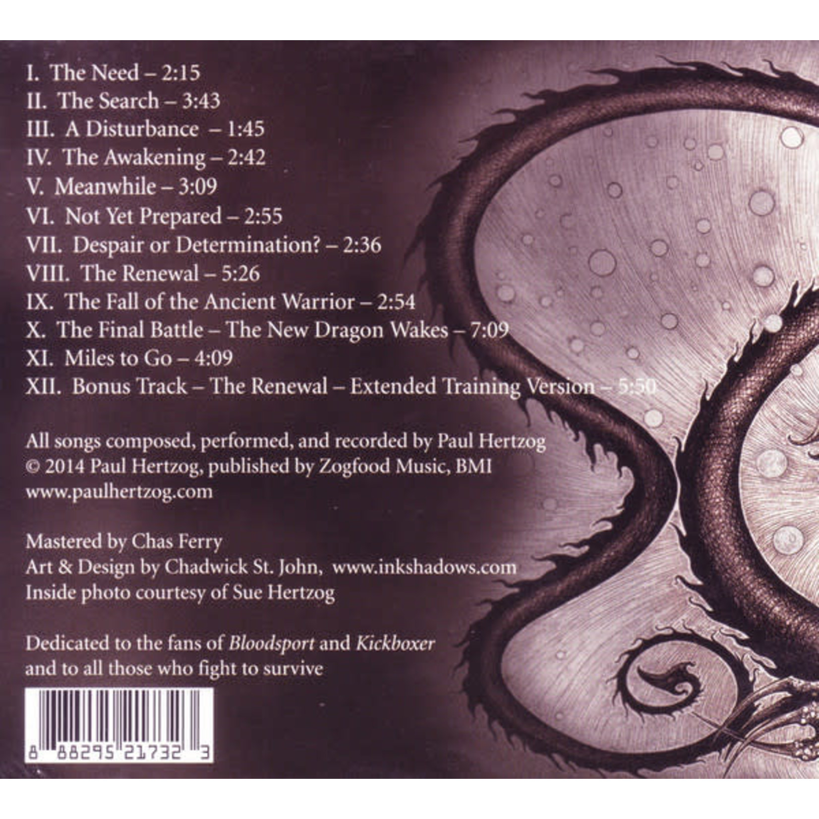 Paul Hertzog - Waking The Dragon (CD) [2014]