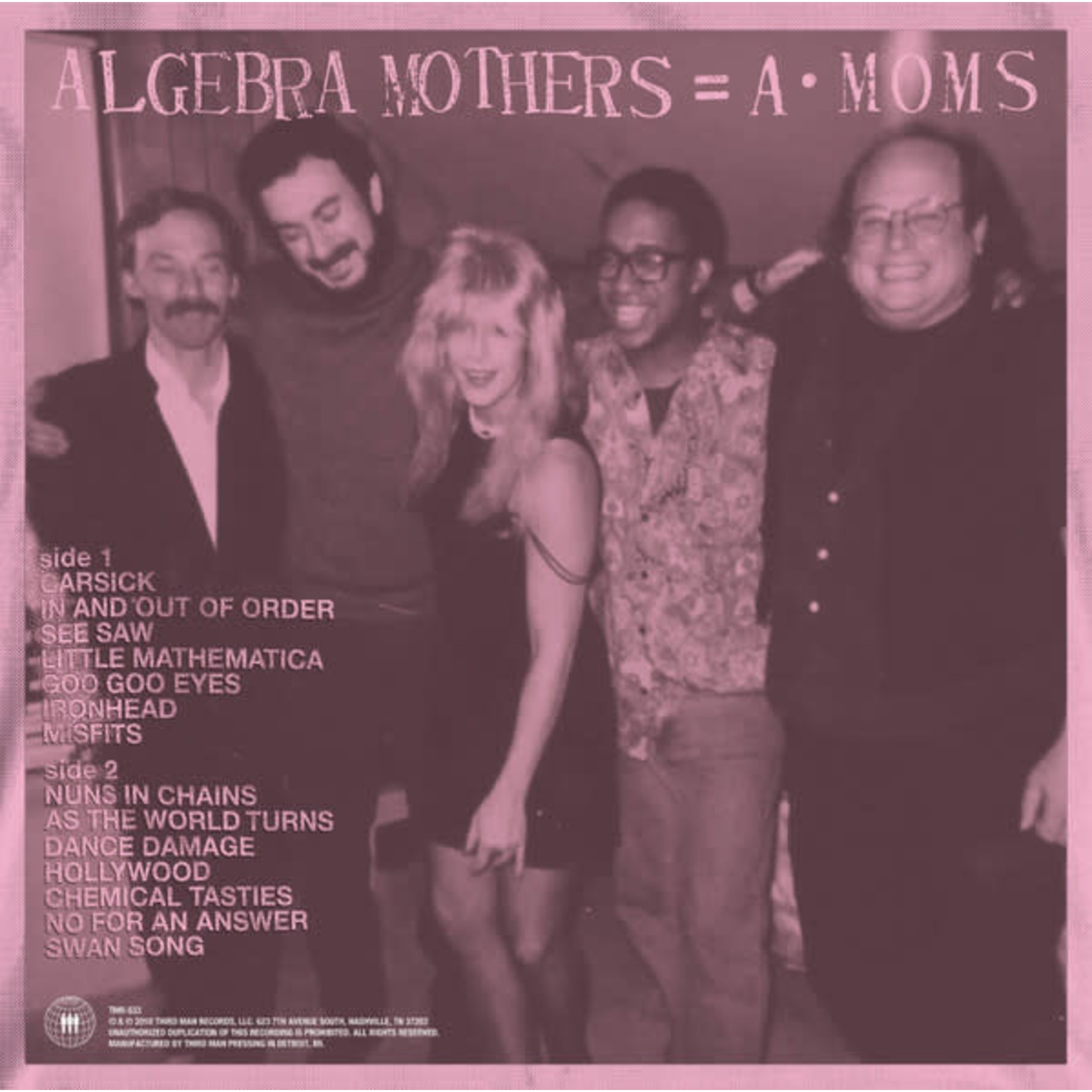 Third Man Algebra Mothers - A-Moms = Algebra Mothers (LP)