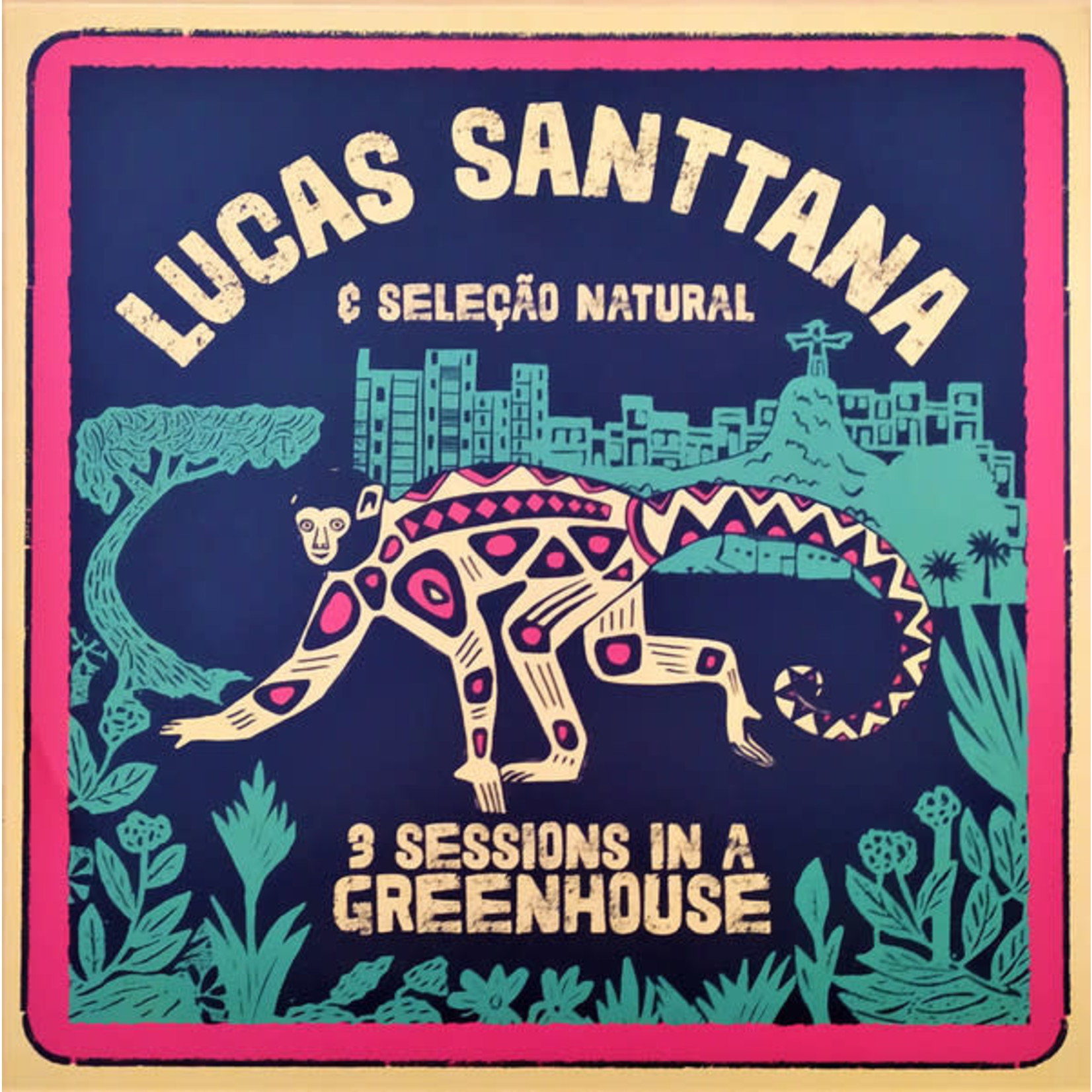 Lucas Santtana & Selecao Natural - 3 Sessions In A Greenhouse (LP) [Red]