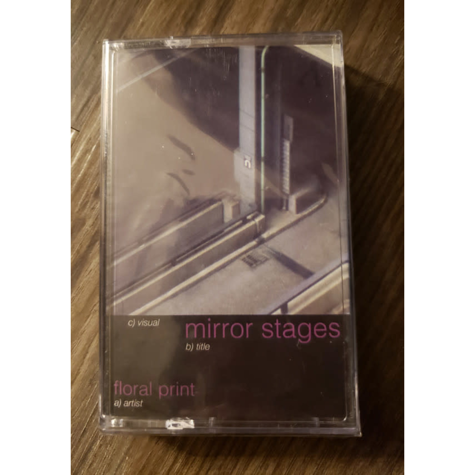 Tiny Engines Floral Print - Mirror Stages (Tape) [Pink]