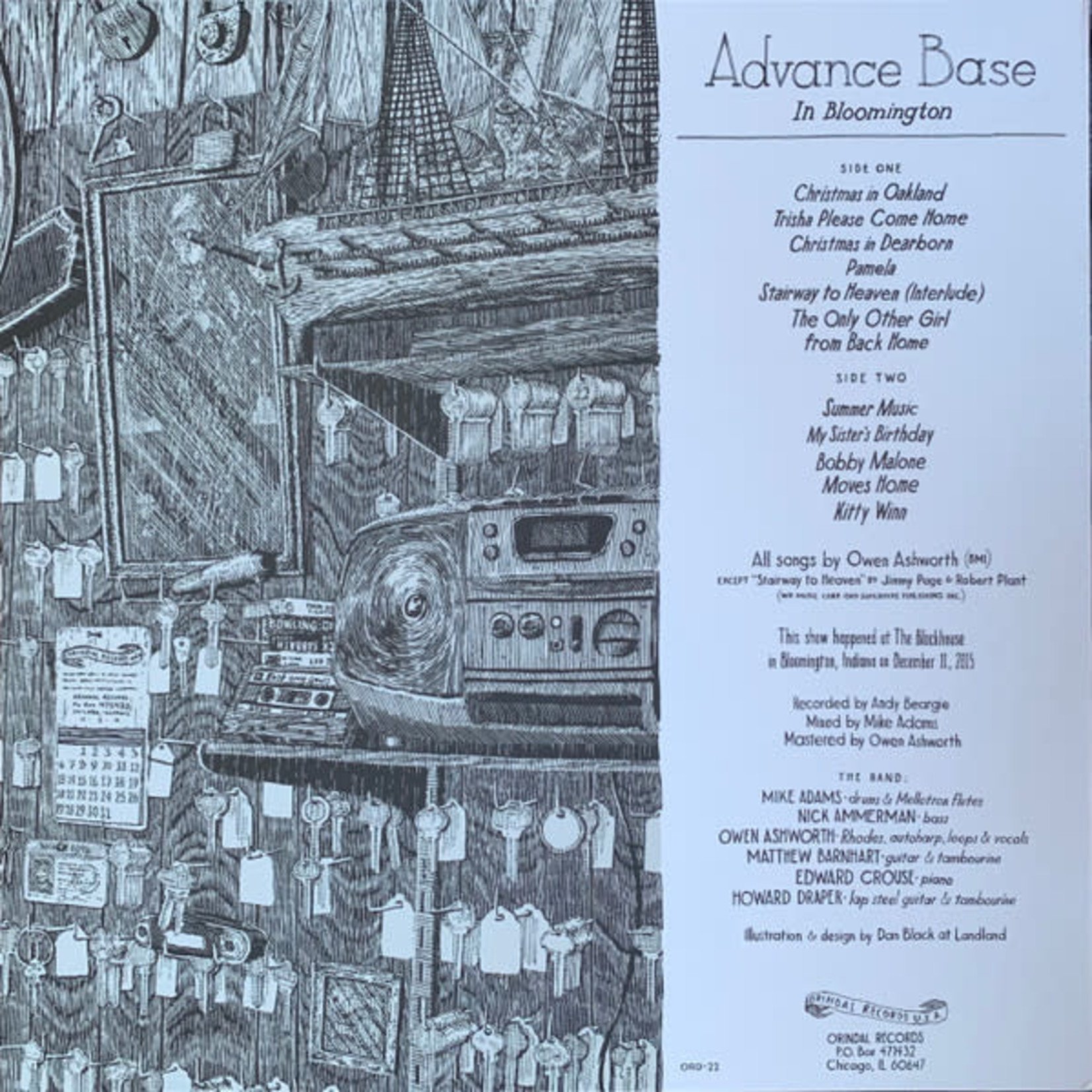 Orindal Advance Base - In Bloomington (LP)
