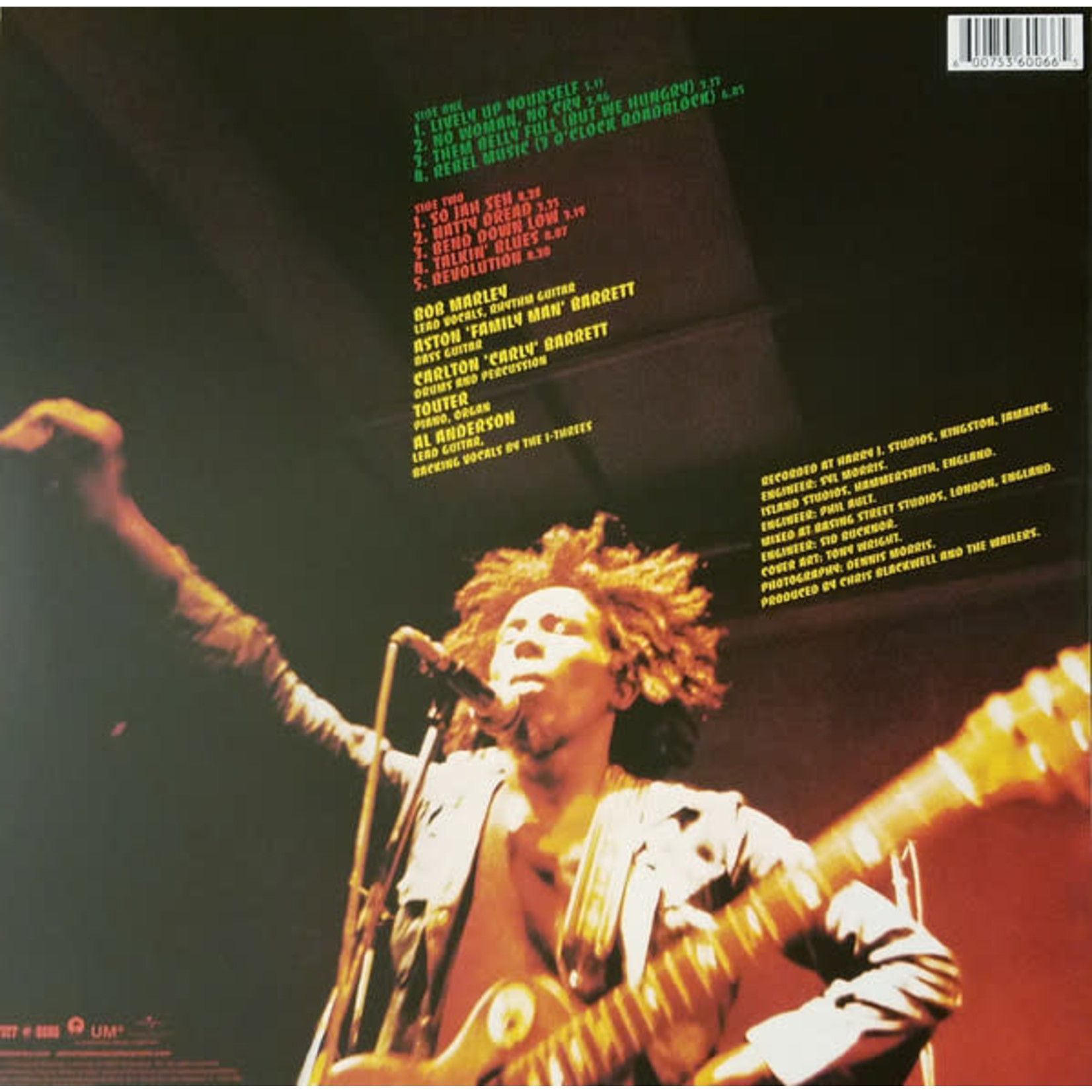 Island Bob Marley & The Wailers - Natty Dread (LP)