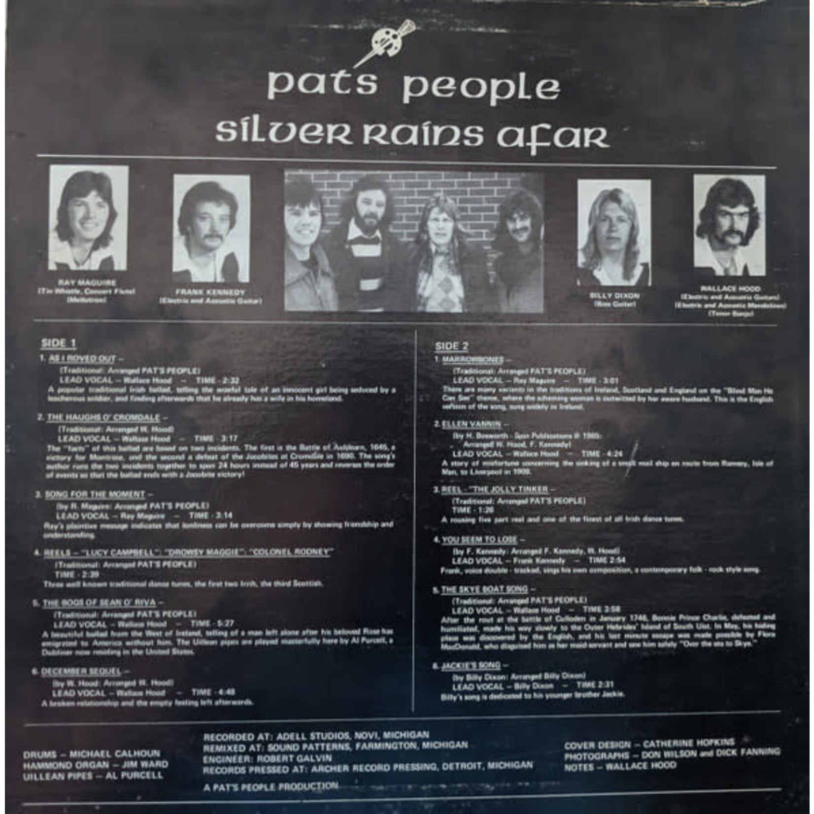 Pat's People - Silver Rains Afer (LP) {VG/G+}