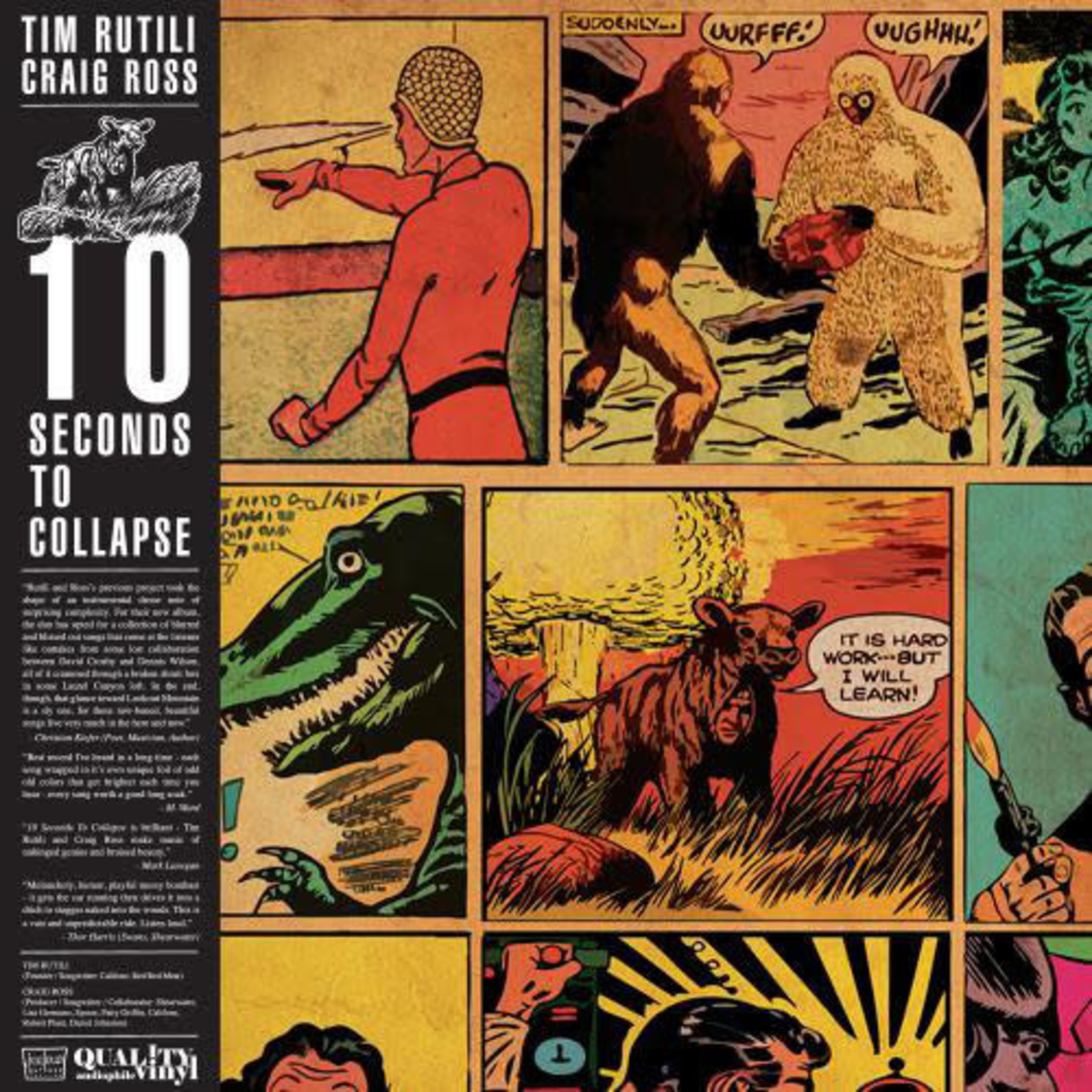 Jealous Butcher Tim Rutli & Craig Ross - 10 Seconds To Collapse (LP)