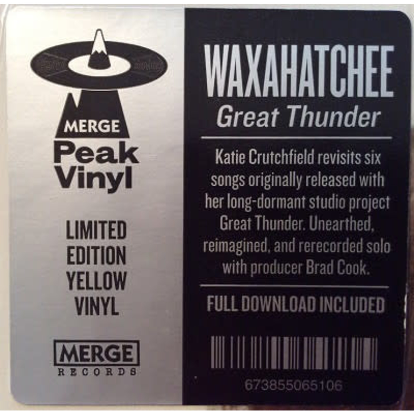 Merge Waxahatchee - Great Thunder (12") [Yellow]