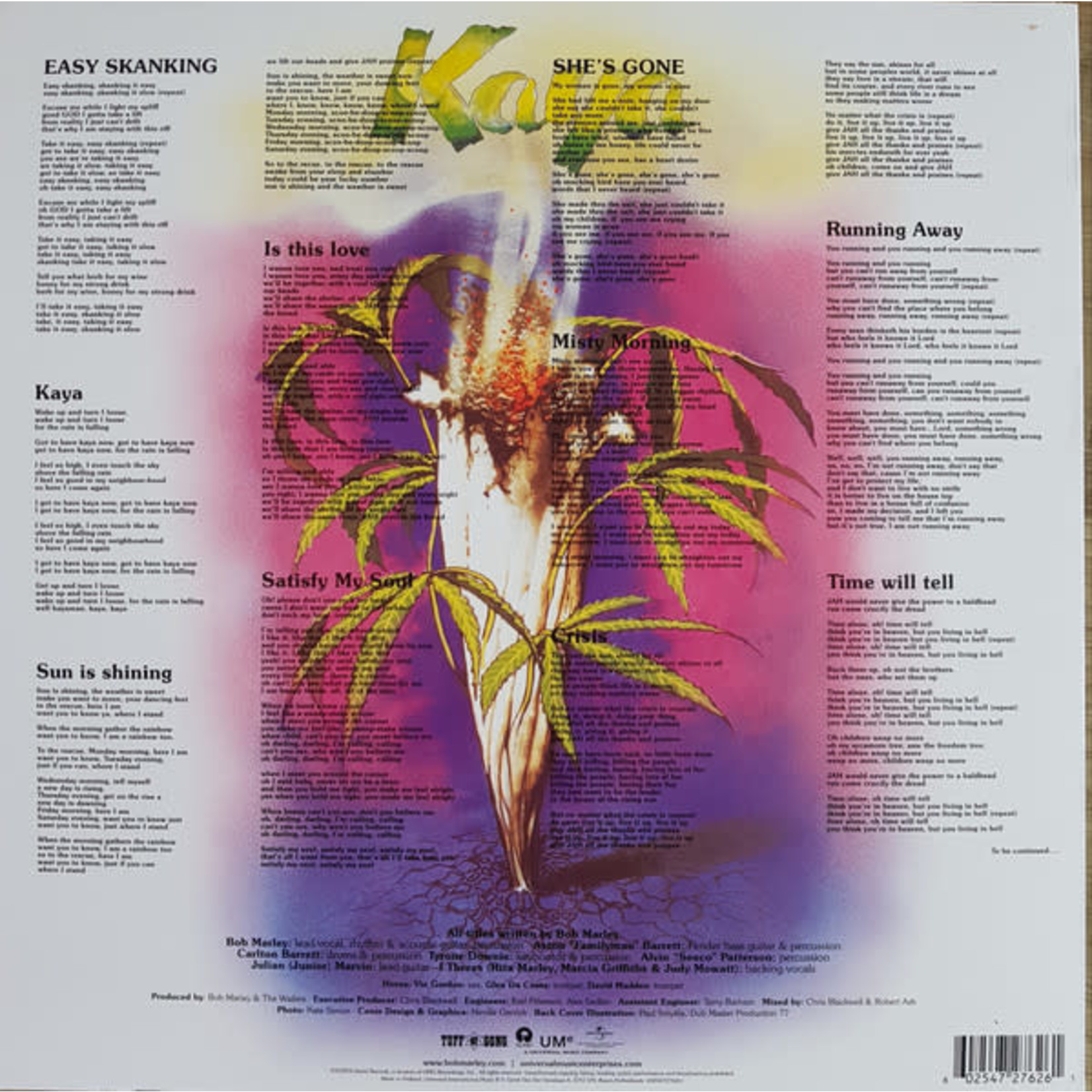 Def Jam Bob Marley & The Wailers - Kaya (LP)