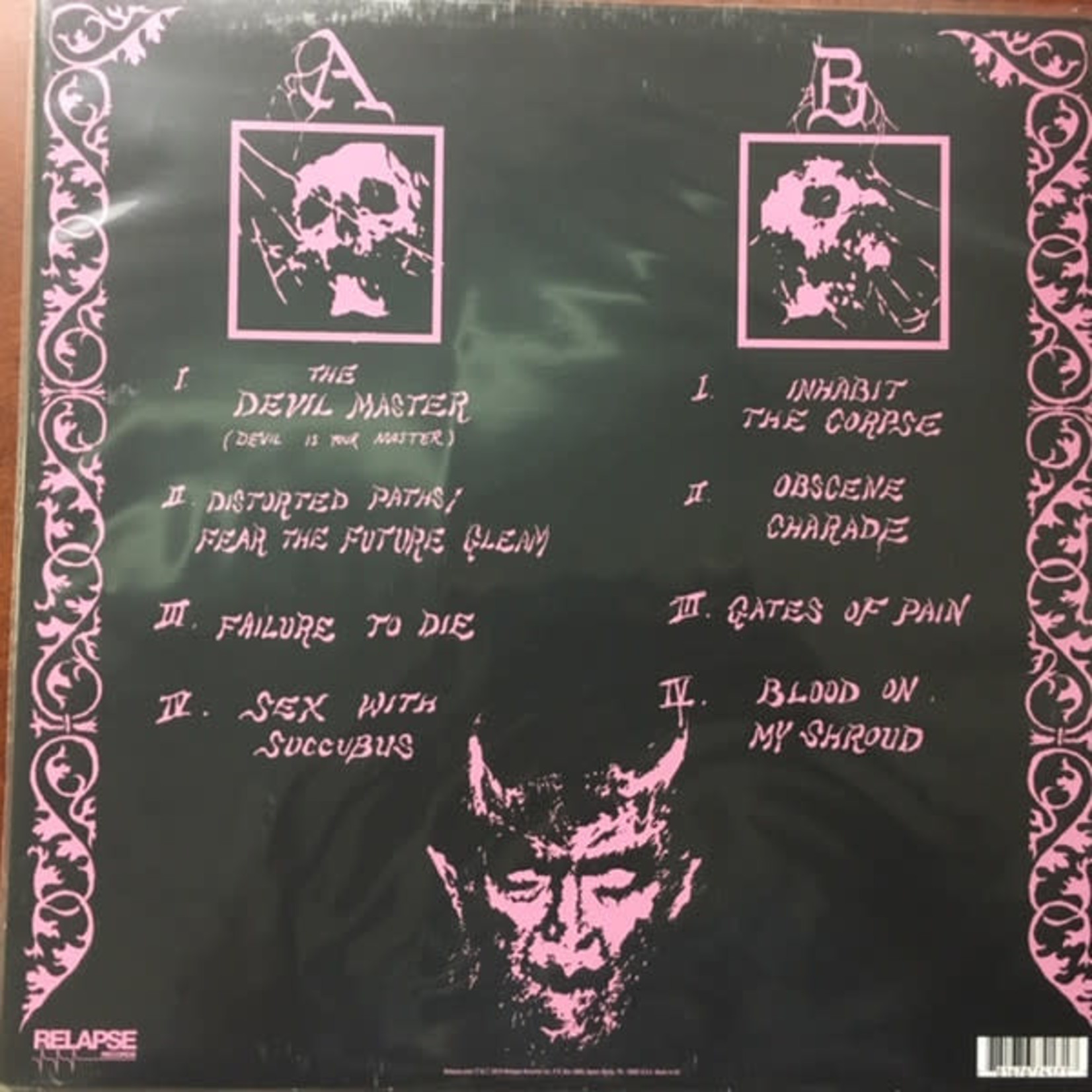 Relapse Devil Master - Manifestations (LP) [45RPM Black Ice Splatter]