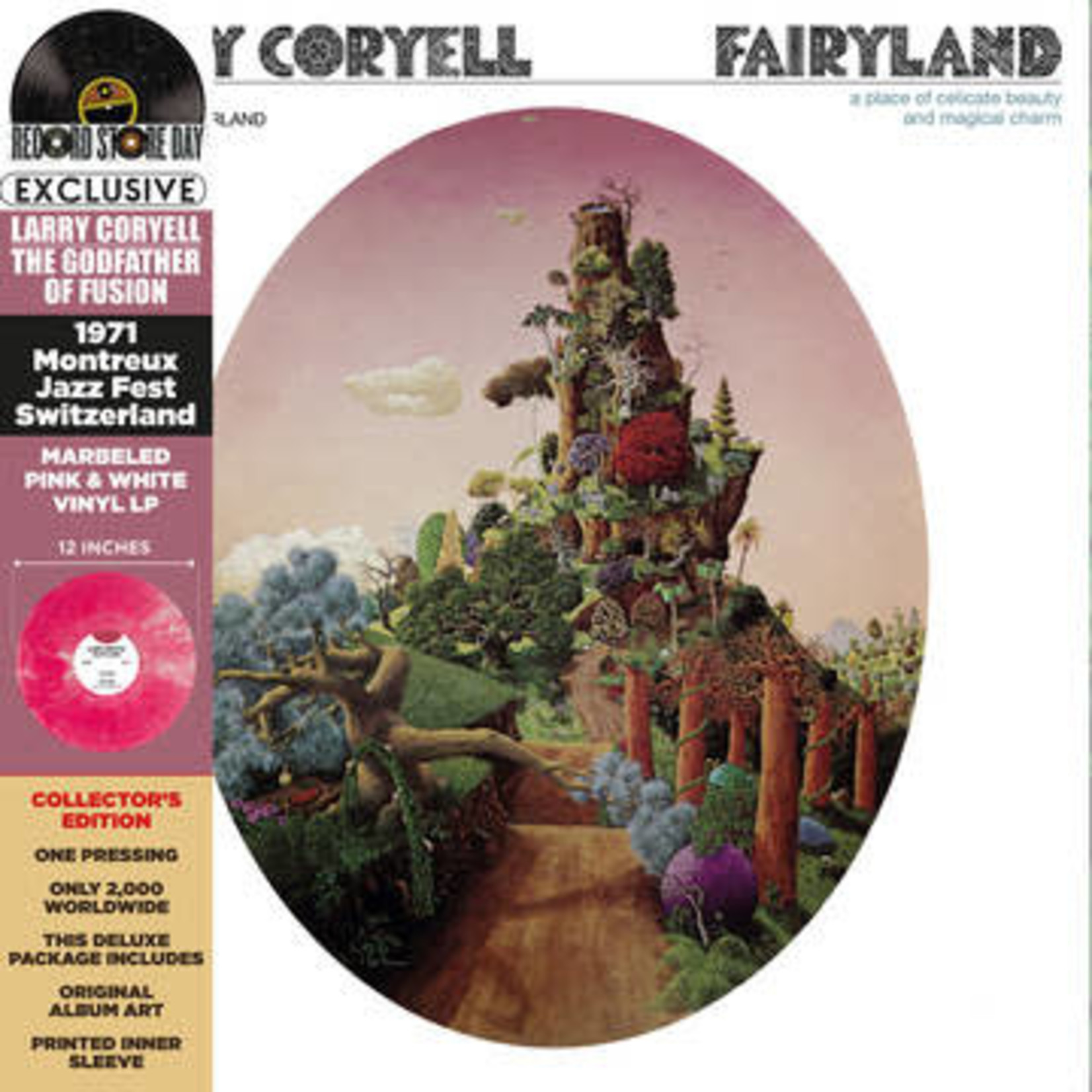 Record Store Day 2008-2024 Larry Coryell - Fairyland (LP) [White/Pink]