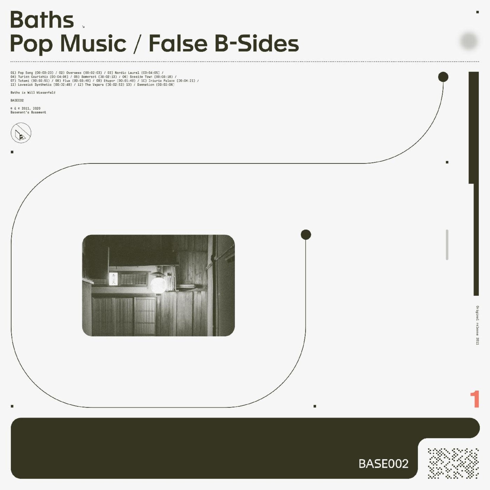 Baths - Pop Music / False B-Sides (LP) [Cream]
