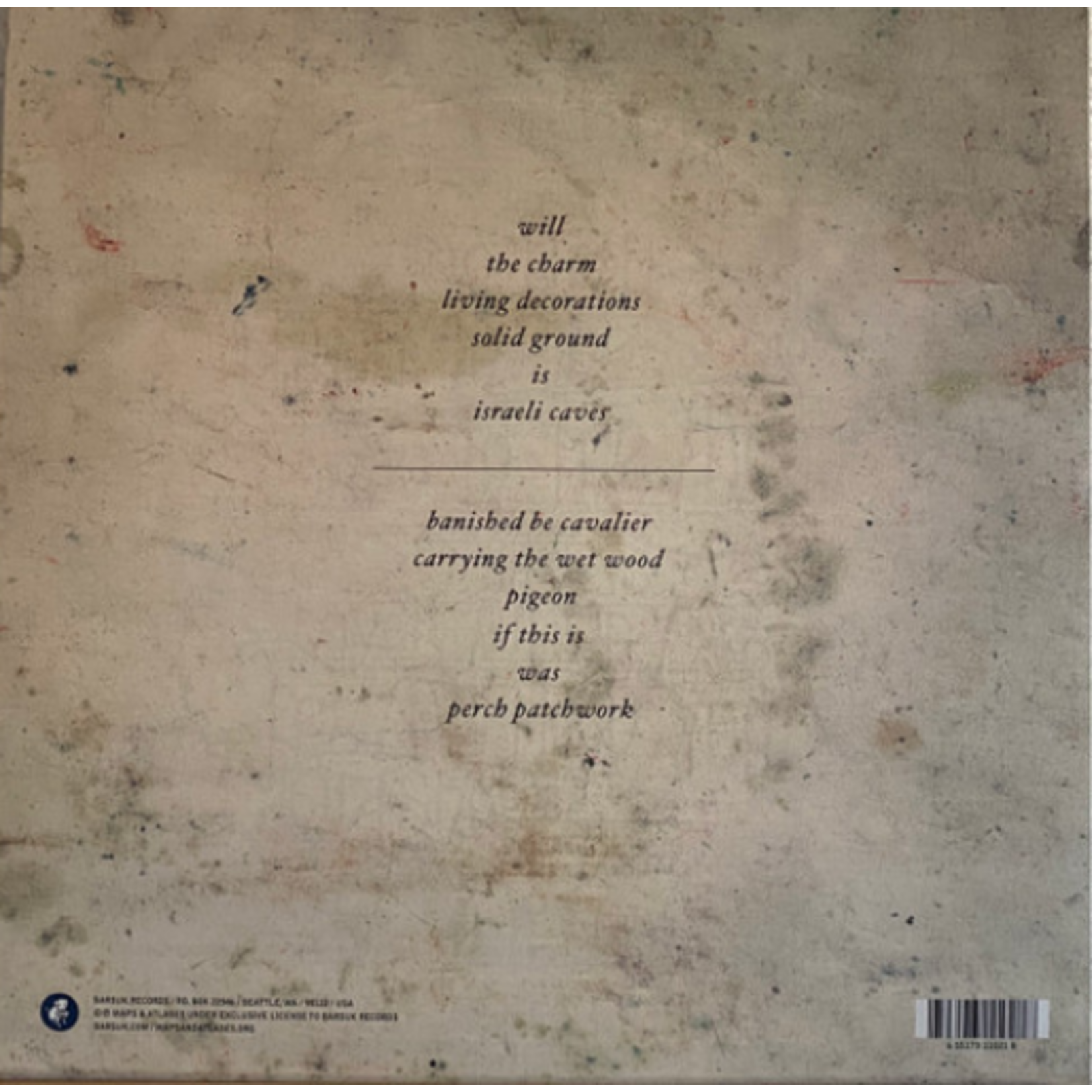 Barsuk Maps & Atlases - Perch Patchwork (LP)