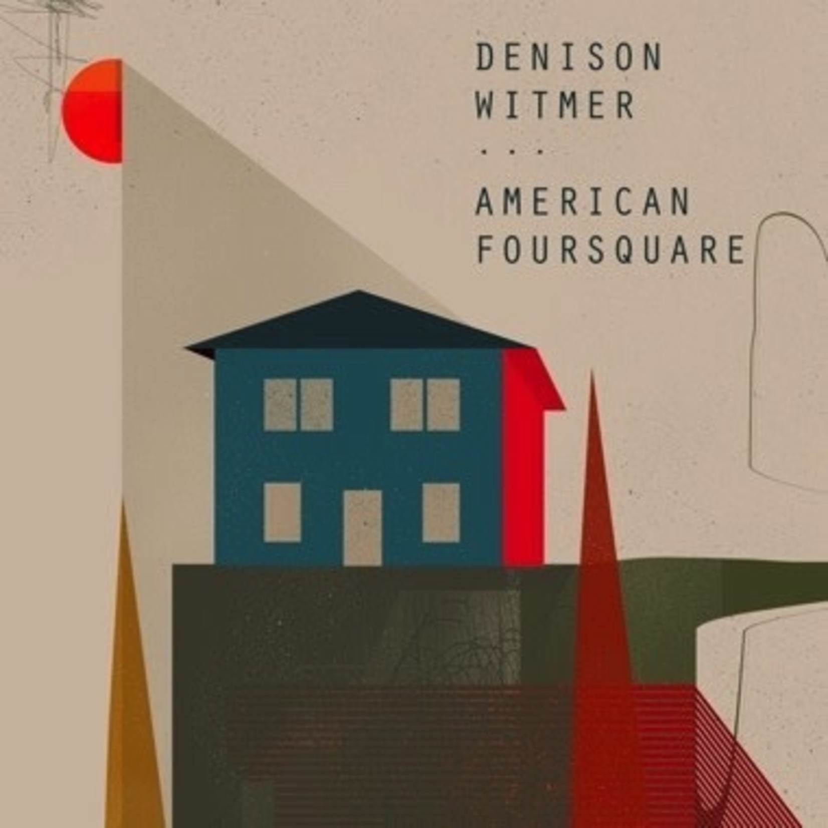 Asthmatic Kitty Denison Witmer - American Foursquare (LP) [Blue]
