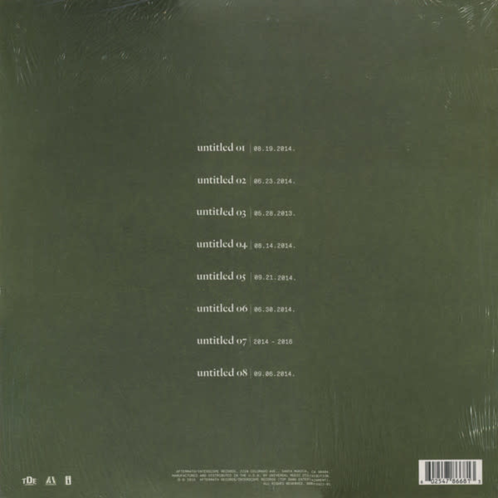 Interscope Kendrick Lamar - Untitled (LP) - Culture