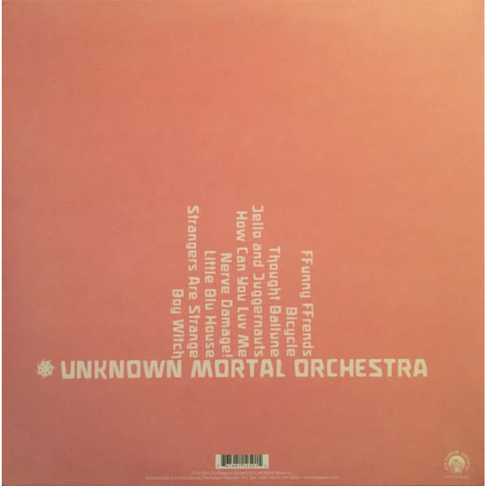 Fat Possum Unknown Mortal Orchestra - Unknown Mortal Orchestra (LP)