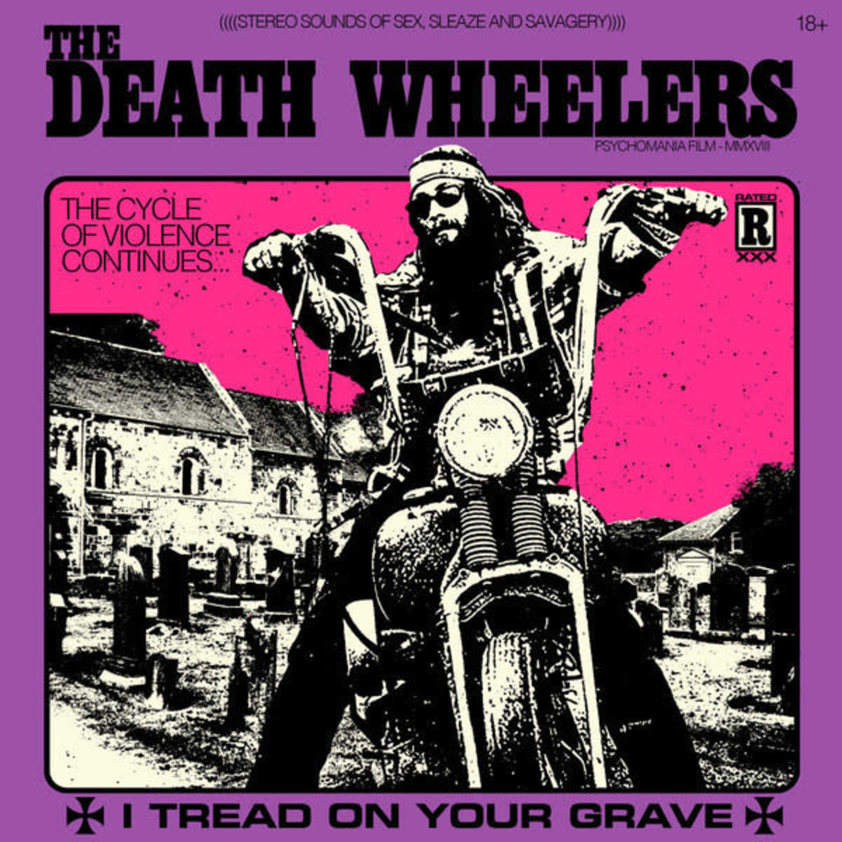 Riding Easy Death Wheelers - I Tread On Your Grave (LP) [Purple]