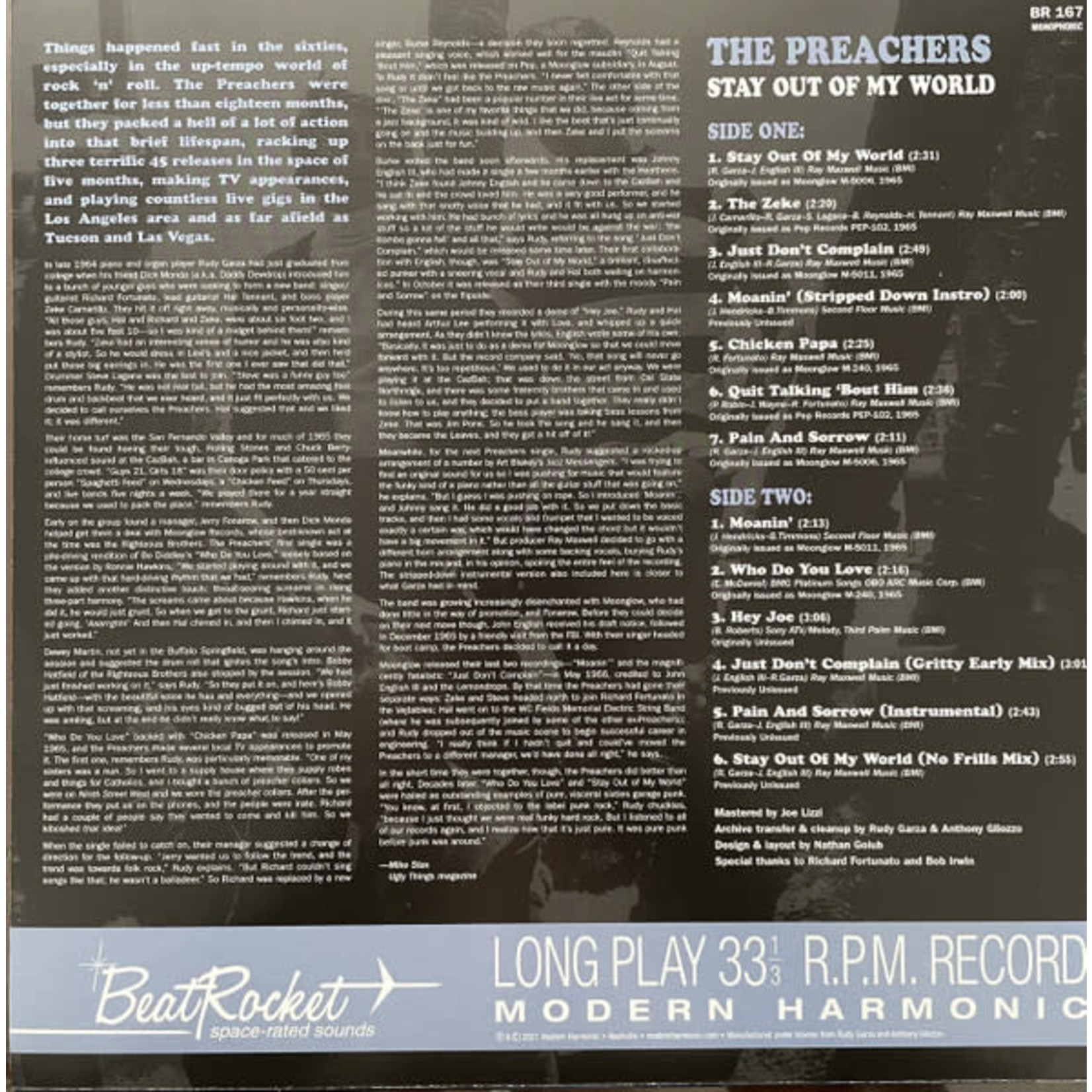 BeatRocket Preachers - Stay Out Of My World (LP) [White]