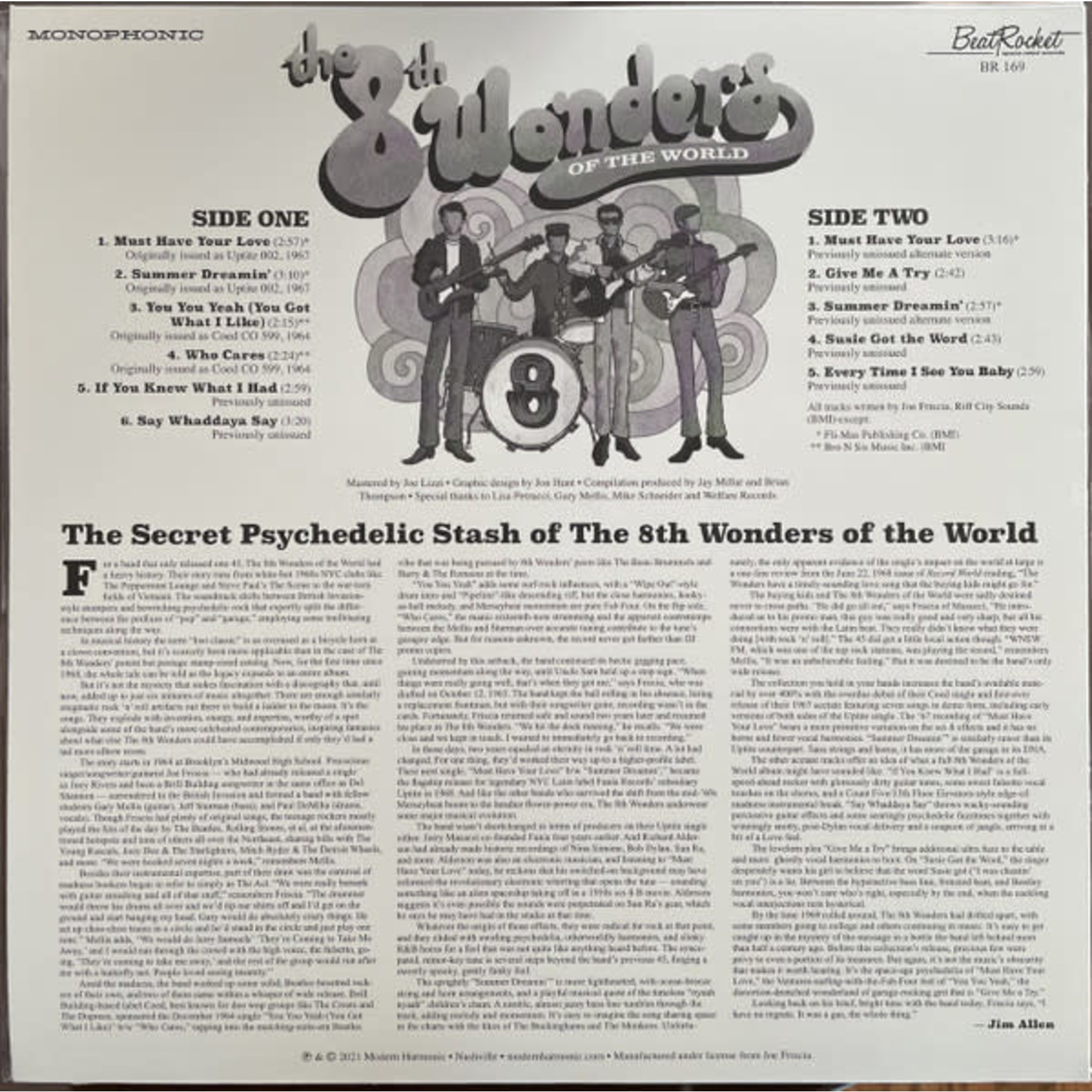 BeatRocket 8th Wonders Of The World - The 8th Wonders Of The World (LP) [Orange]