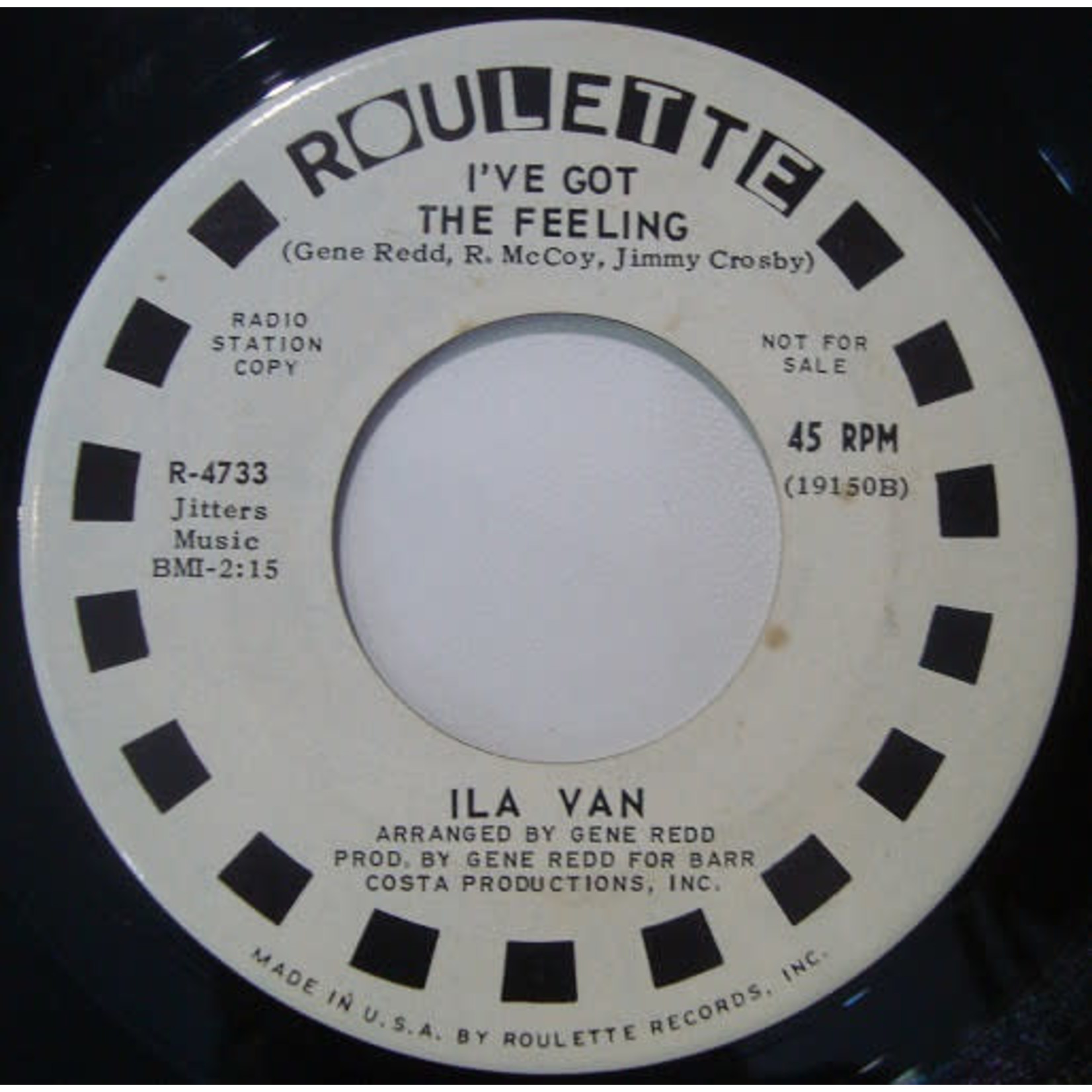 Ila Van - Can't Help Loving That Man Of Mine b/w I've Got The Feeling (7") [Promo] {VG}