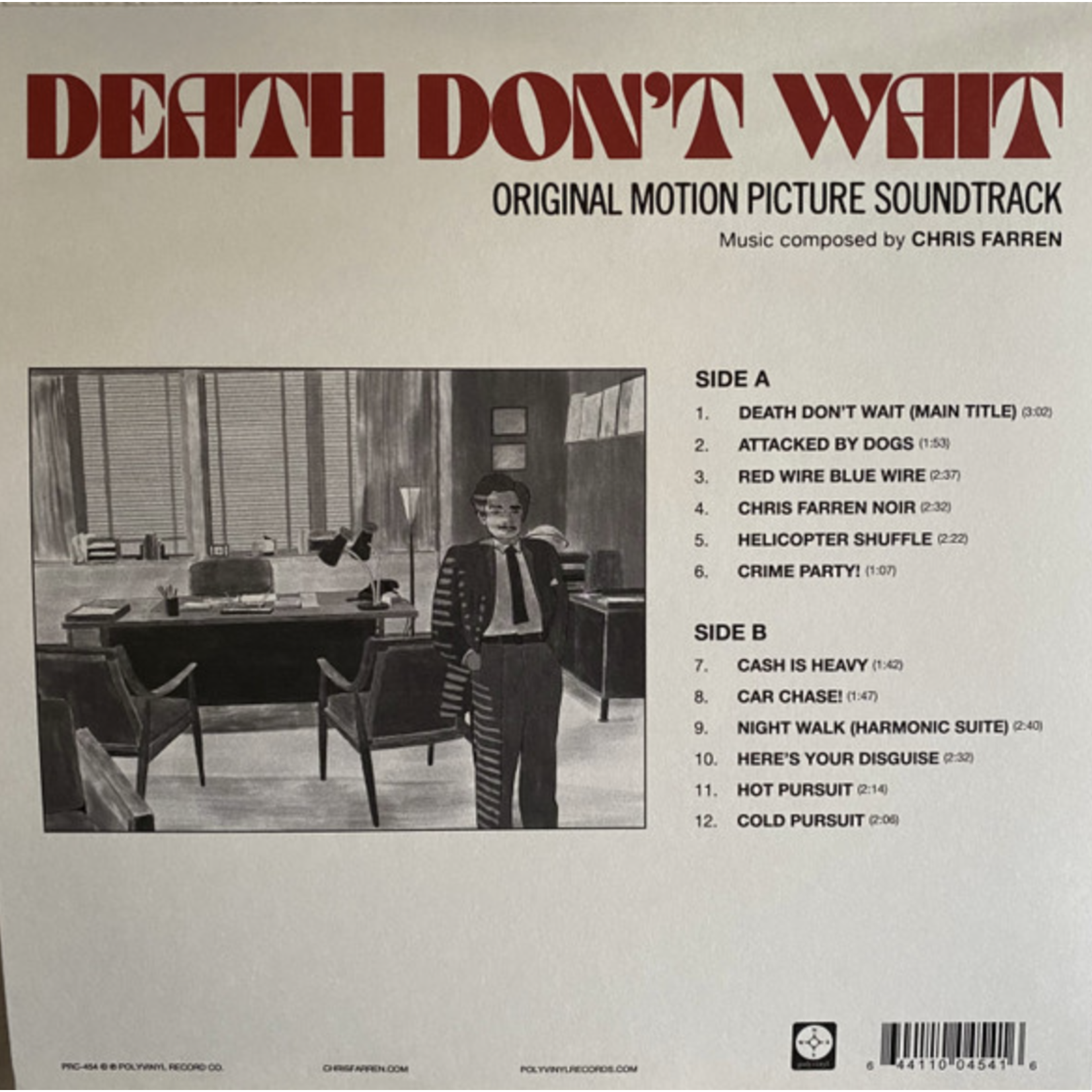 Polyvinyl Chris Farren - Death Don't Wait OST (LP) [Clear] [SIGNED]