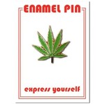 The Found Marijuana Leaf (Enamel)