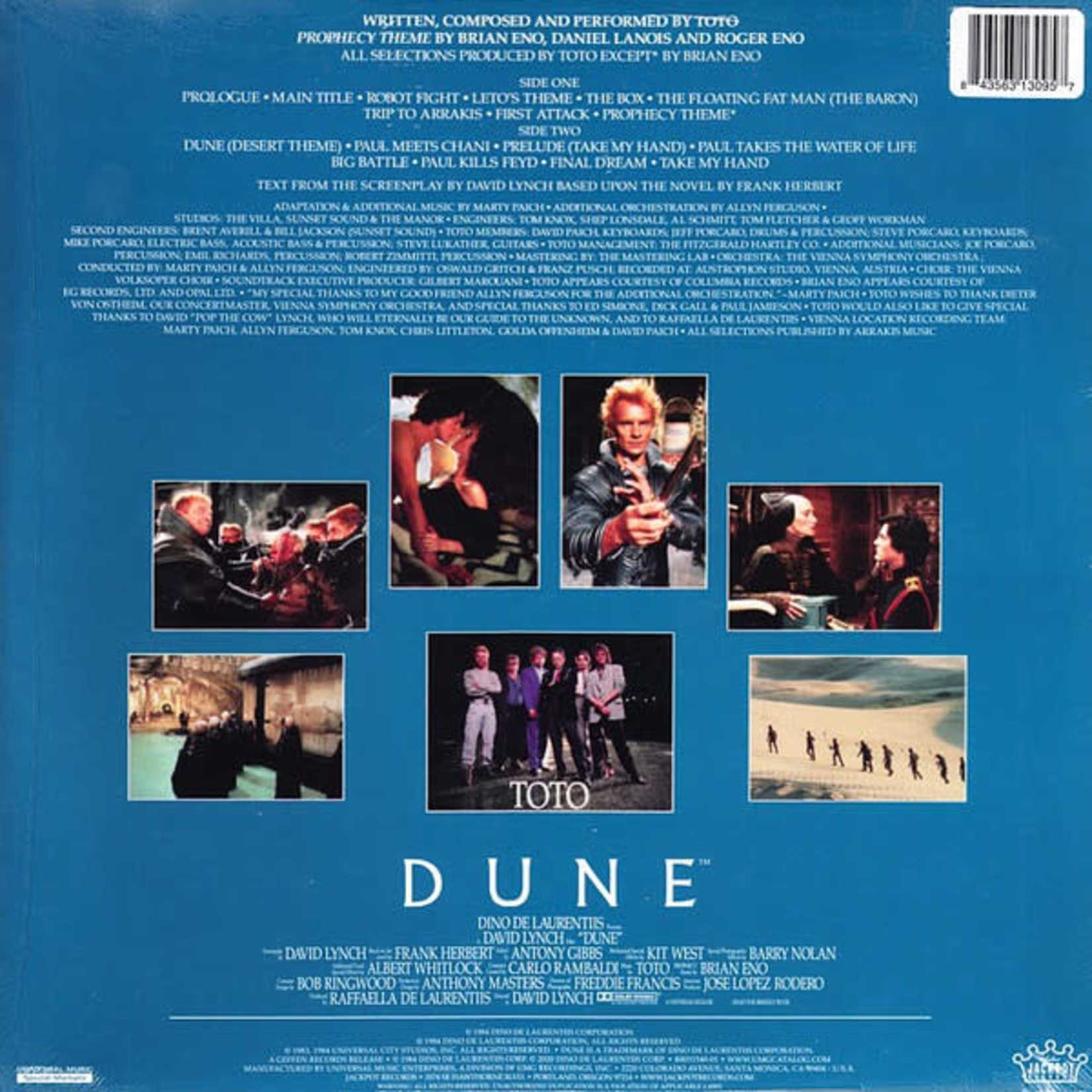 Jackpot Toto & Brian Eno - Dune OST (LP)