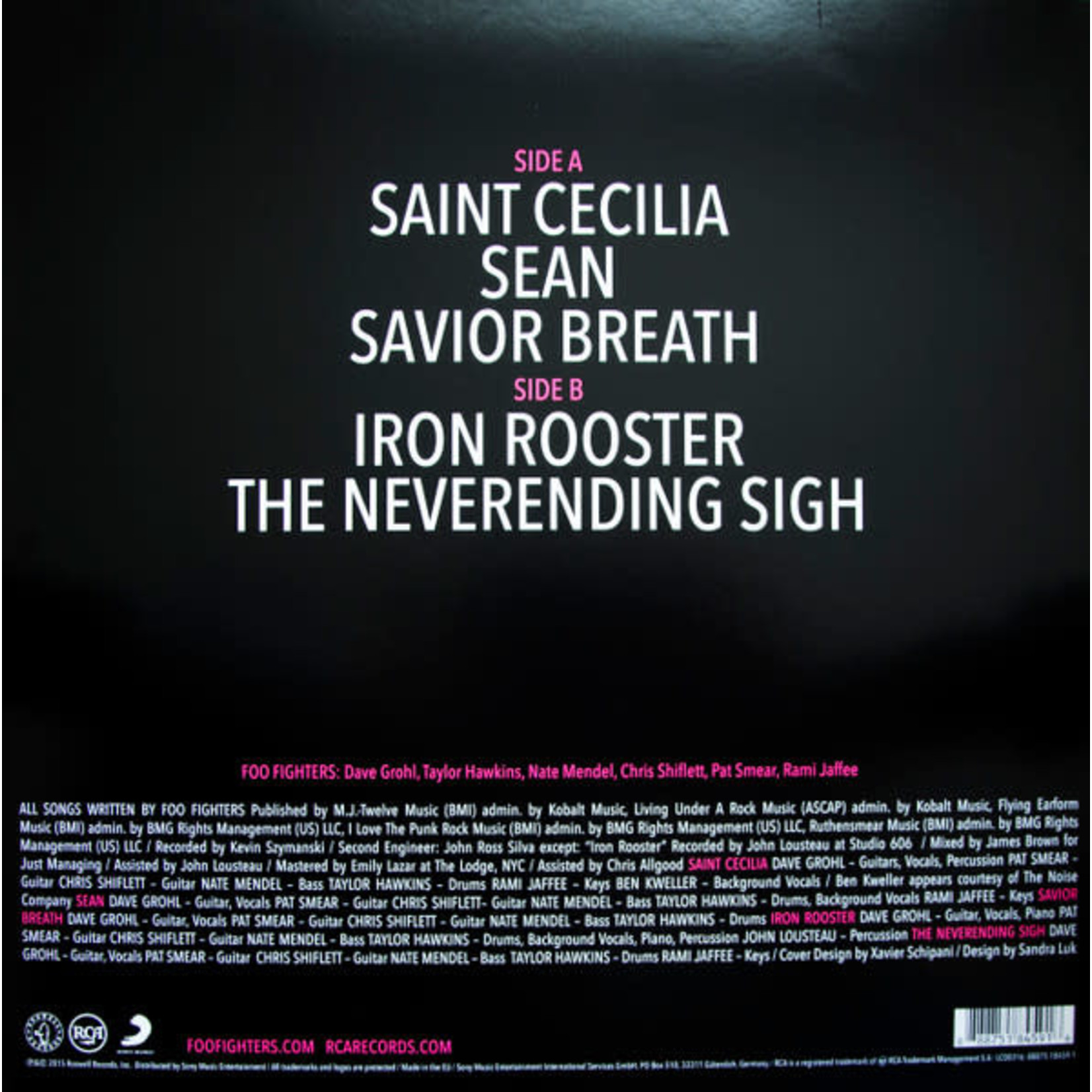RCA Foo Fighters - Saint Cecilia (12")