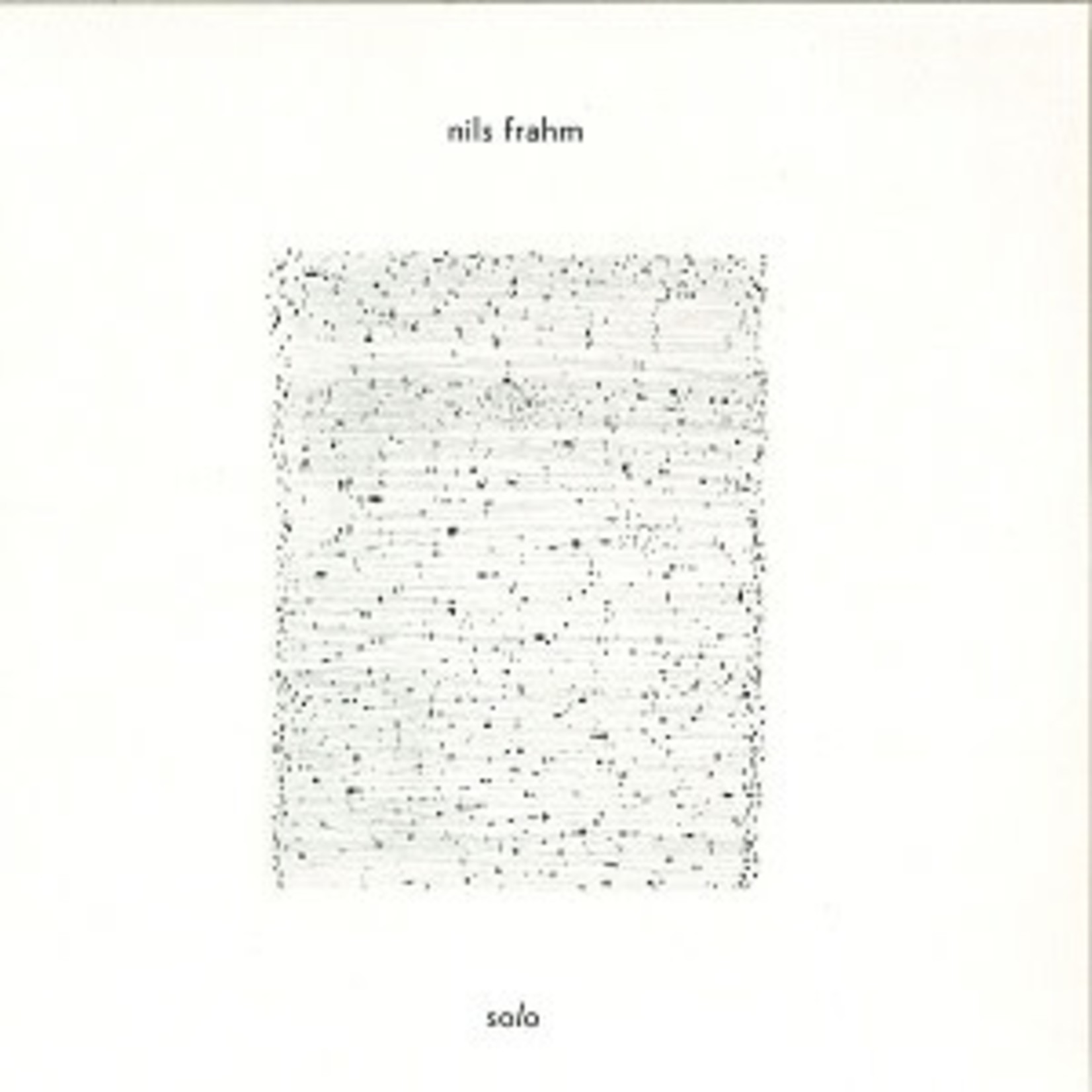Erased Tapes Nils Frahm - Solo (LP)