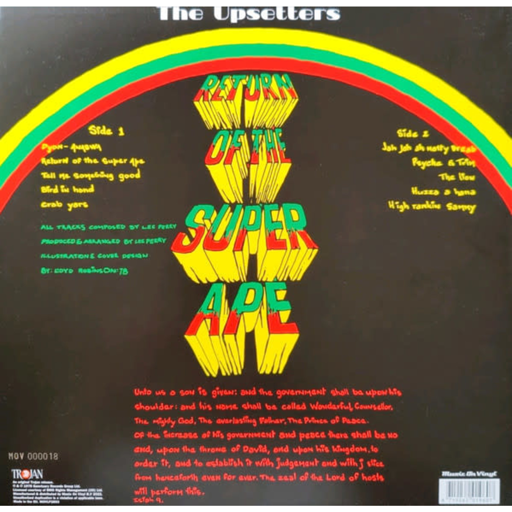 Music on Vinyl Upsetters - Return of the Super Ape (LP) [Orange]