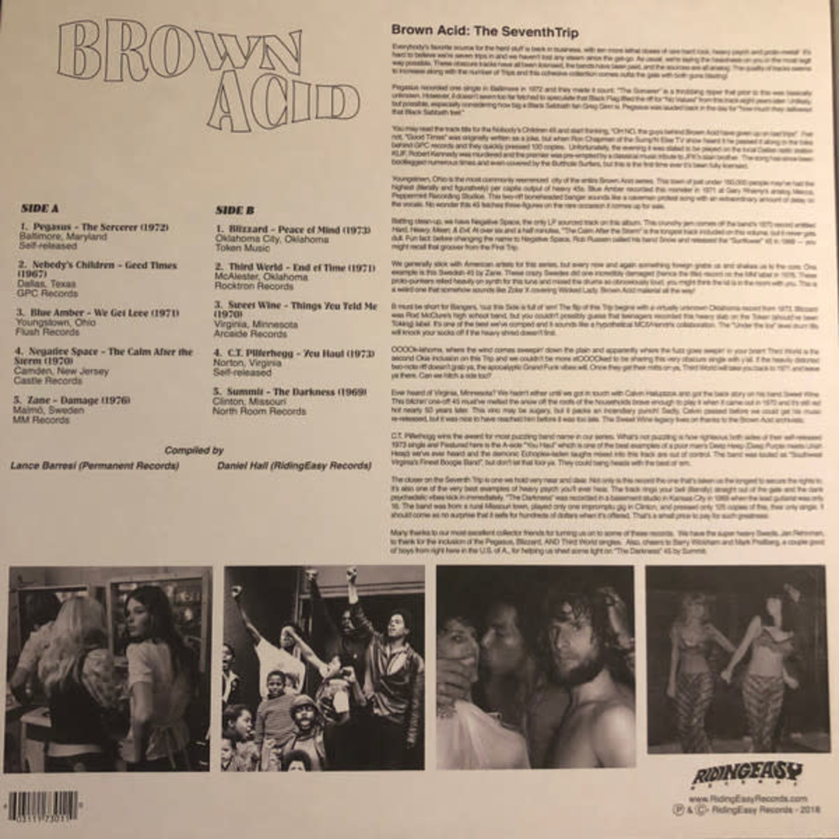 Riding Easy V/A - Brown Acid: The Seventh Trip (LP)