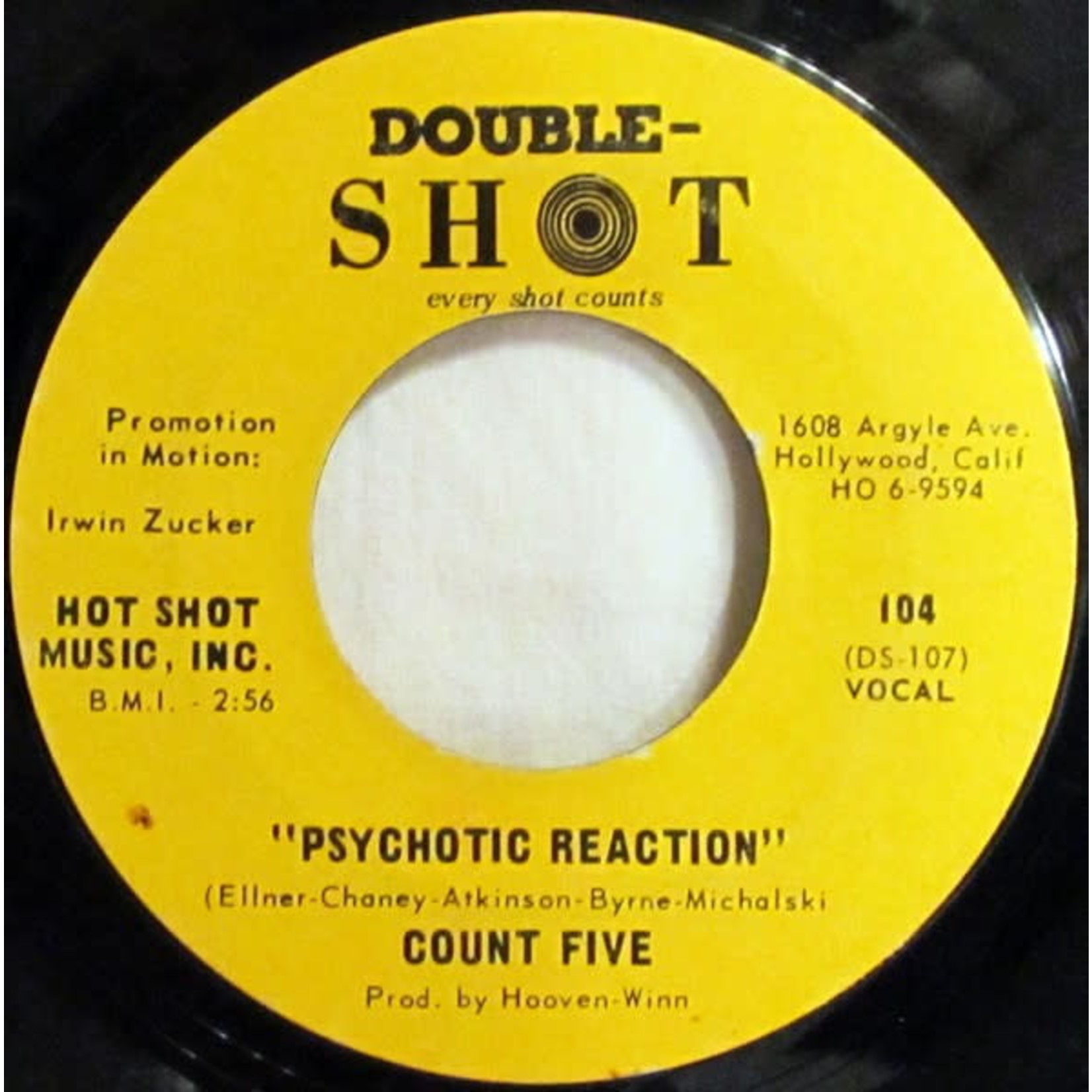 Count Five ‎- Psychotic Reaction / They're Gonna Get You (7") {VG}